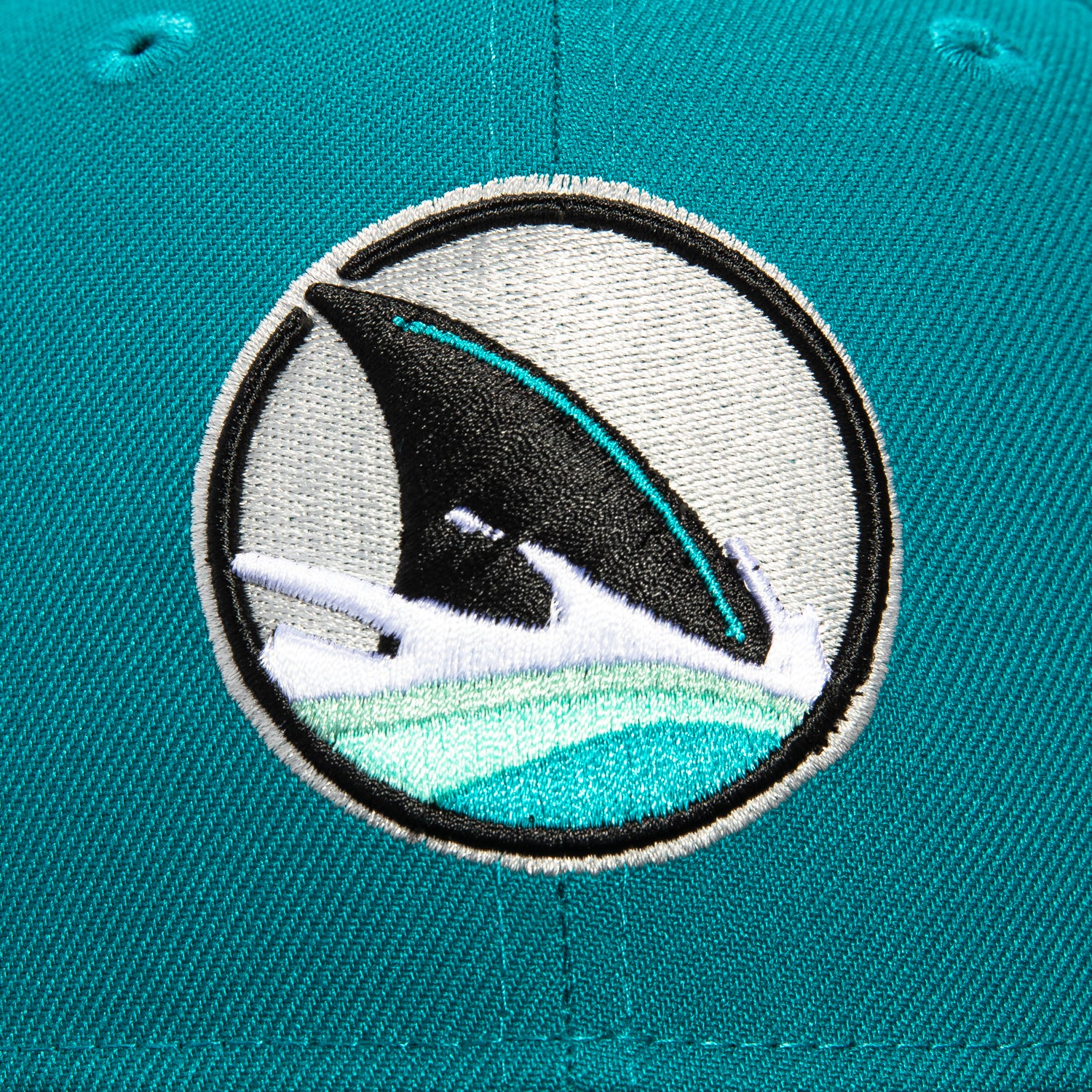 New Era 59Fifty San Jose Sharks 2019 All Star Game Patch Alternate Hat - Teal, Black - Image 4