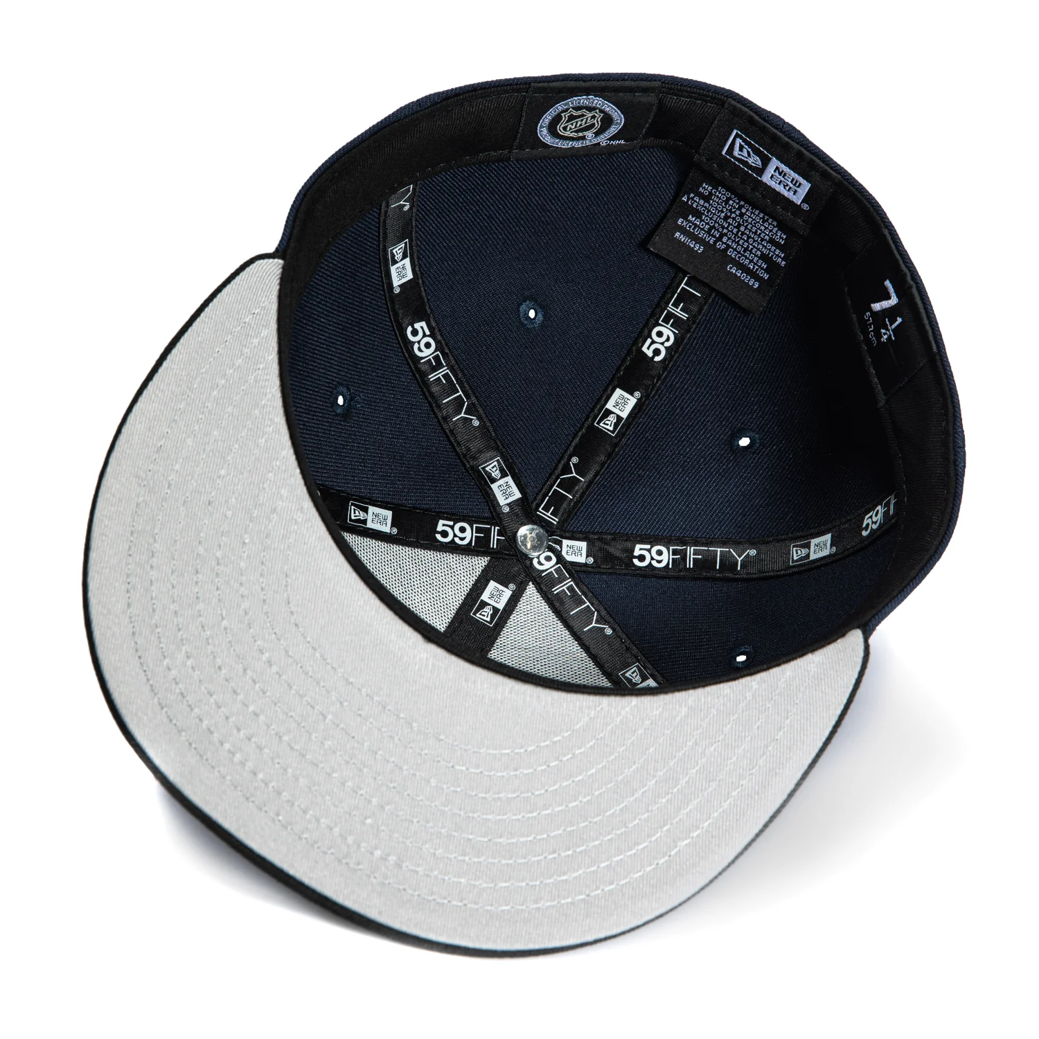 New Era 59Fifty San Jose Sharks Santa Cruz Hat - Navy, Black - Image 2