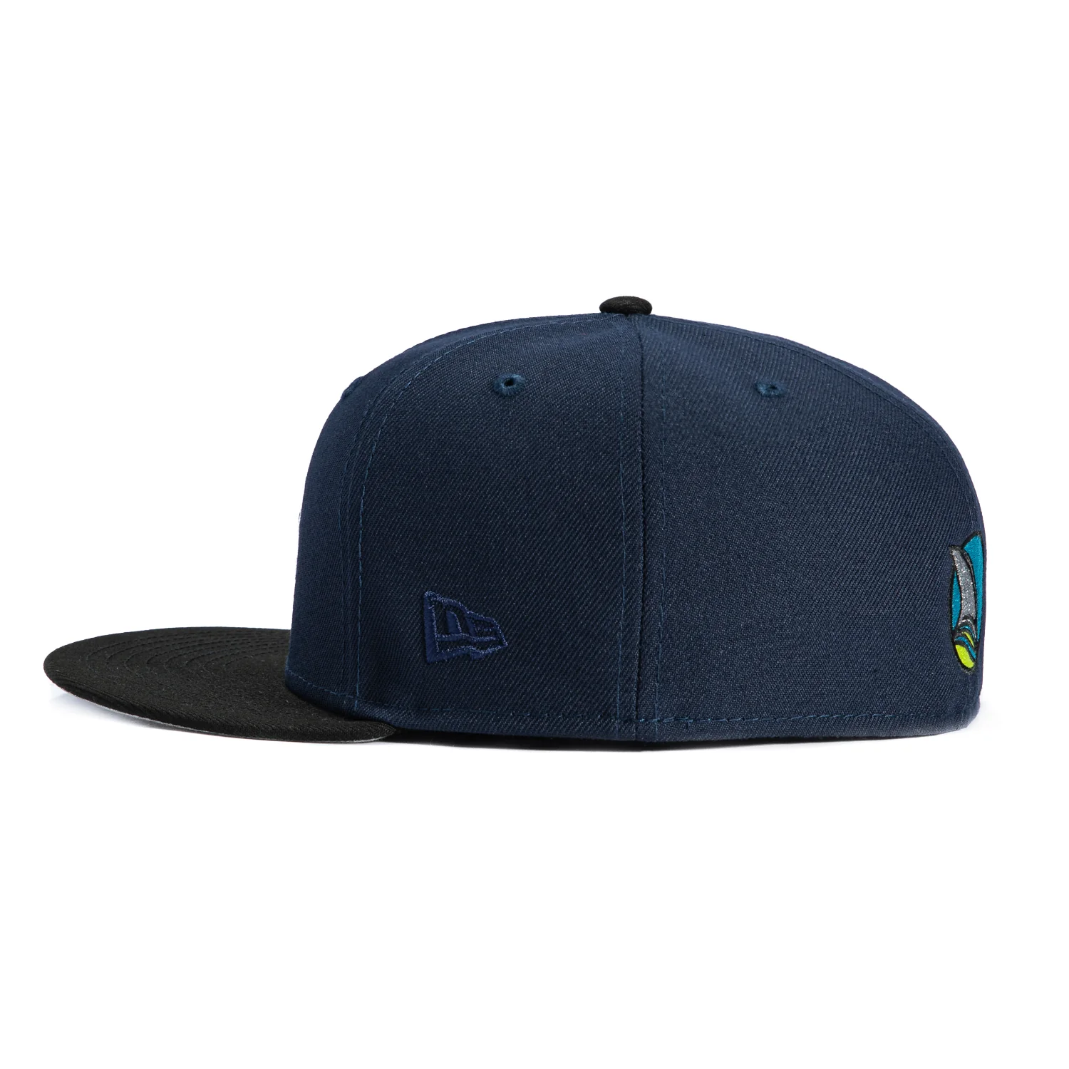 New Era 59Fifty San Jose Sharks Santa Cruz Hat - Navy, Black - Image 3