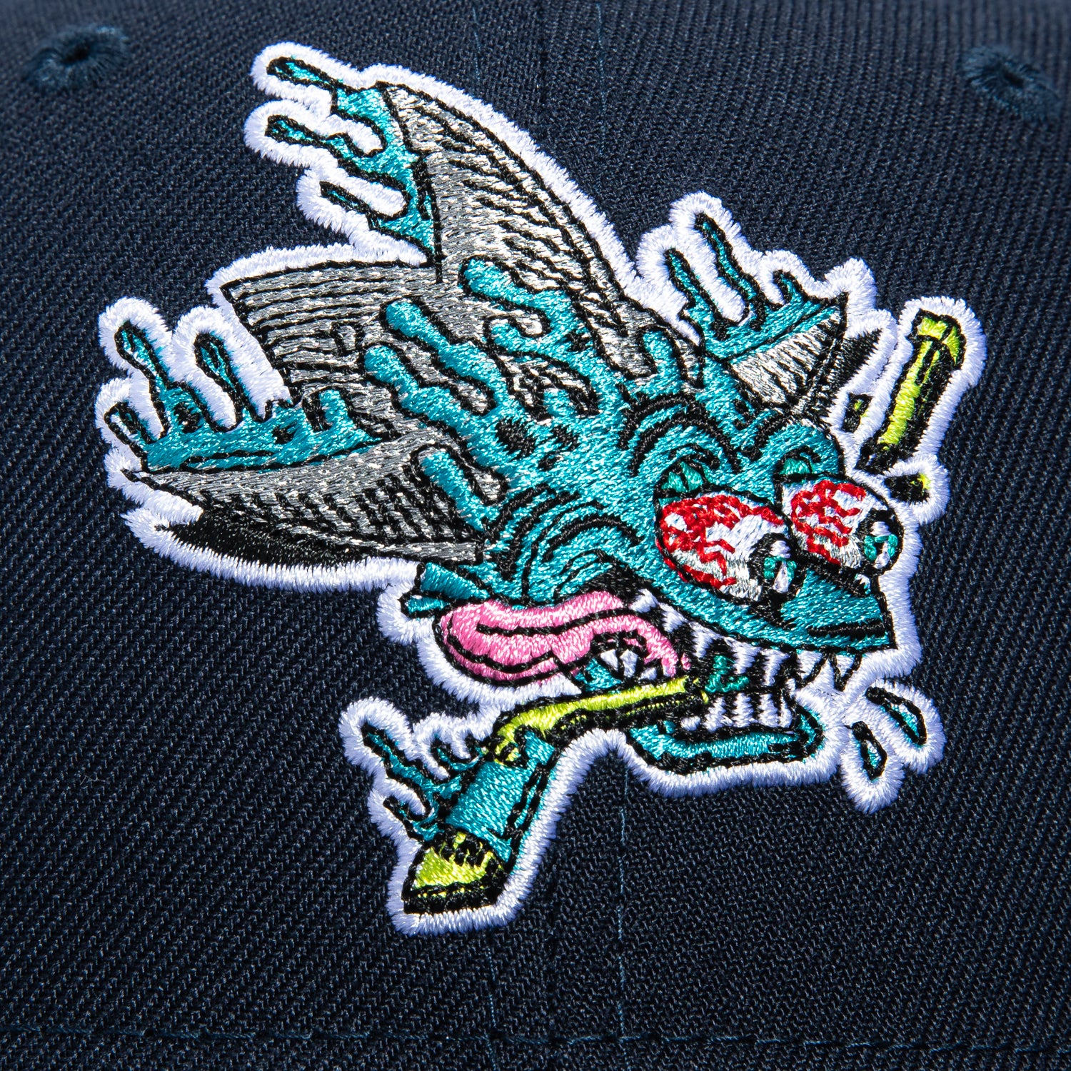 New Era 59Fifty San Jose Sharks Santa Cruz Hat - Navy, Black - Image 4
