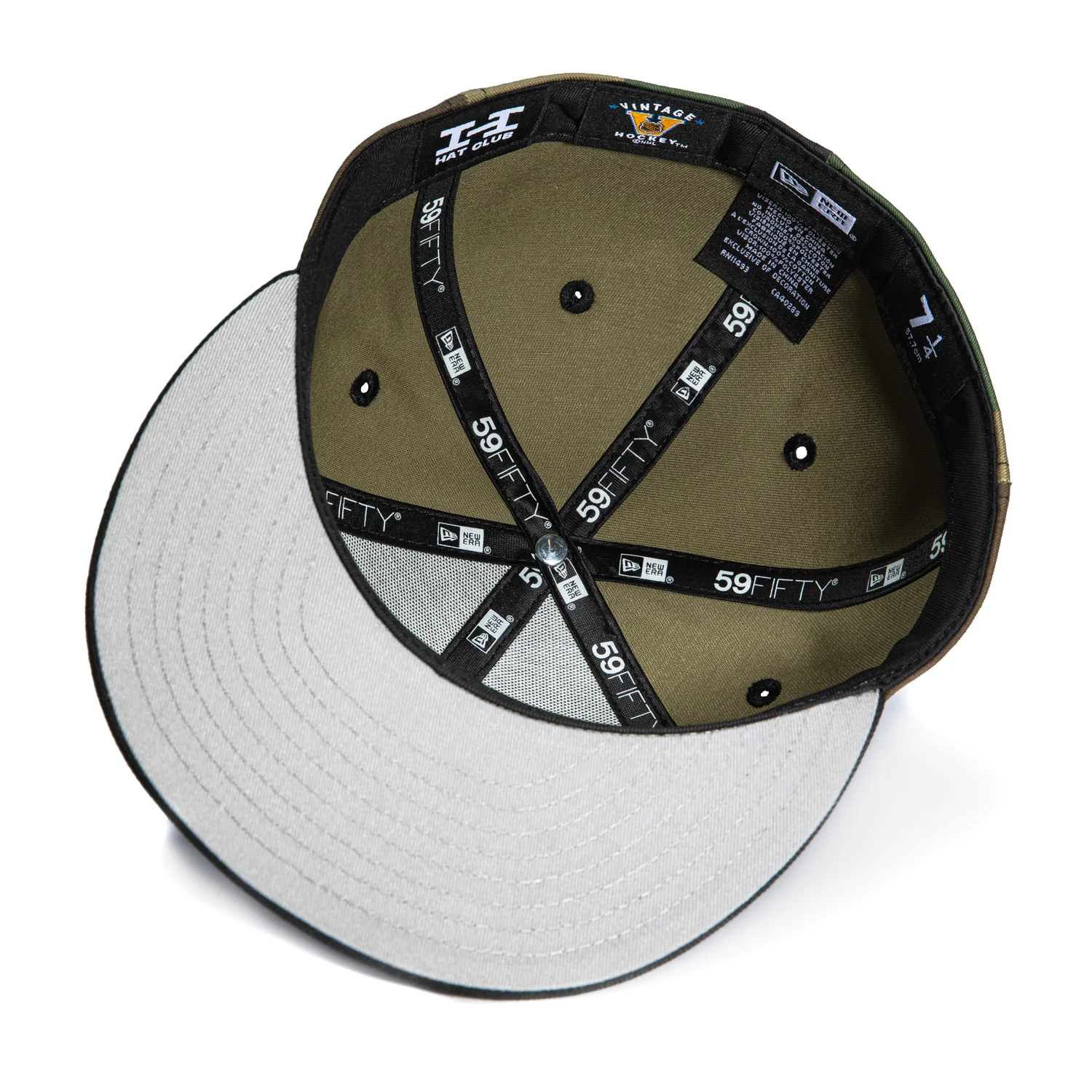 New Era 59Fifty San Jose Sharks SJ Alternate Hat - Camo, Black - Image 3