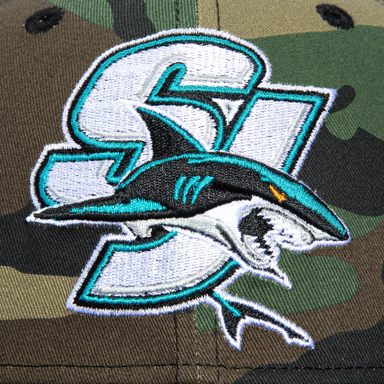 New Era 59Fifty San Jose Sharks SJ Alternate Hat - Camo, Black - Image 4