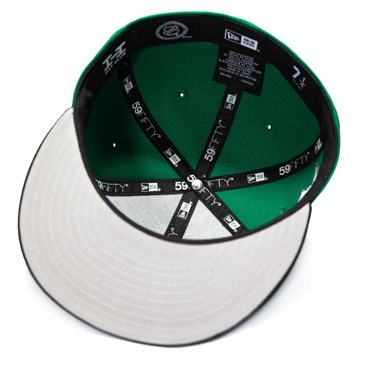 New Era 59Fifty Dallas Stars 25th Anniversary Patch Hat - Kelly, Black - Image 2