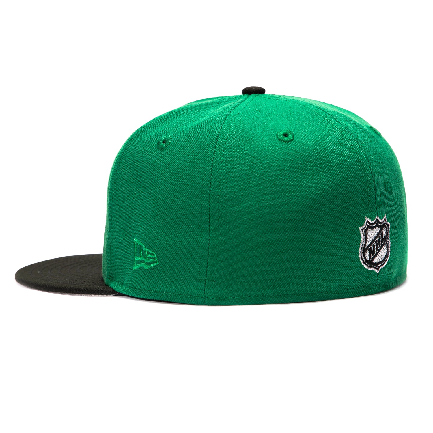 New Era 59Fifty Dallas Stars 25th Anniversary Patch Hat - Kelly, Black - Image 3