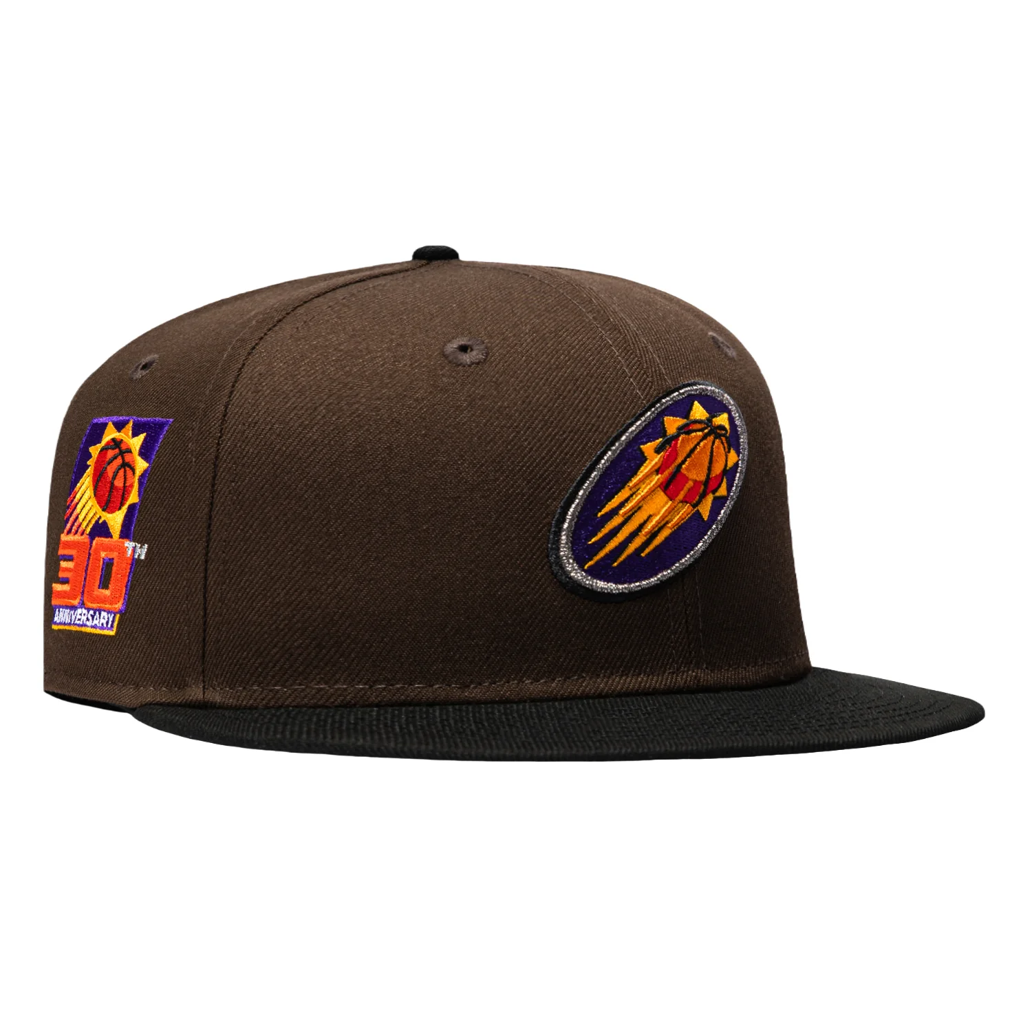 New Era 59Fifty Phoenix Suns 30th Anniversary Patch 2000 Alternate Hat - Brown, Black