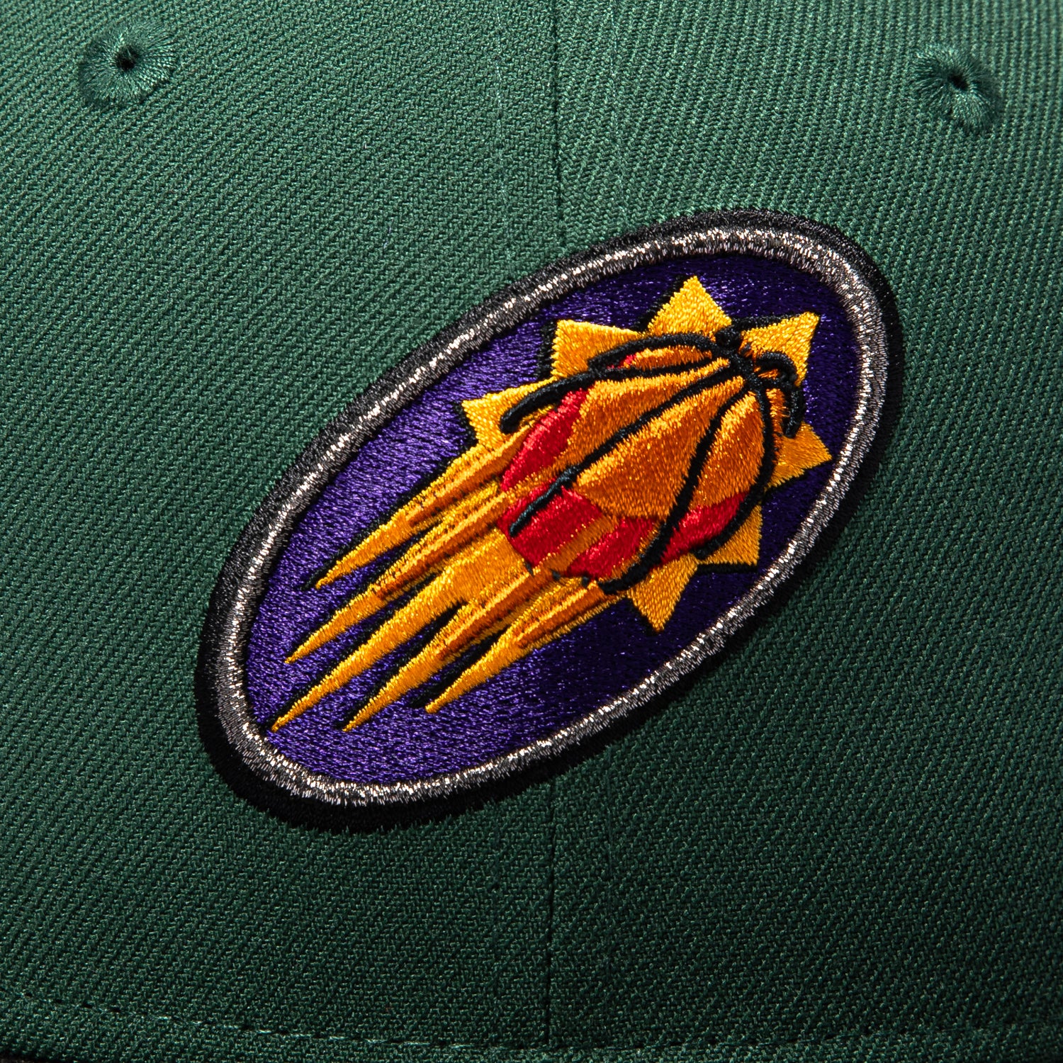 New Era 59Fifty Phoenix Suns 30th Anniversary Patch 2000 Alternate Hat - Green, Black - Image 4