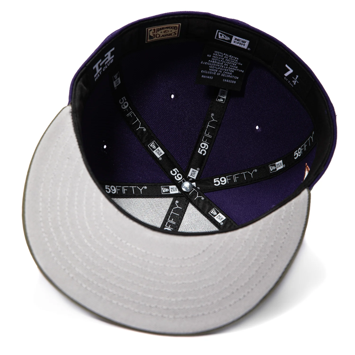 New Era 59Fifty Phoenix Suns 1973 Logo Patch Word Hat - Purple, Olive - Image 2