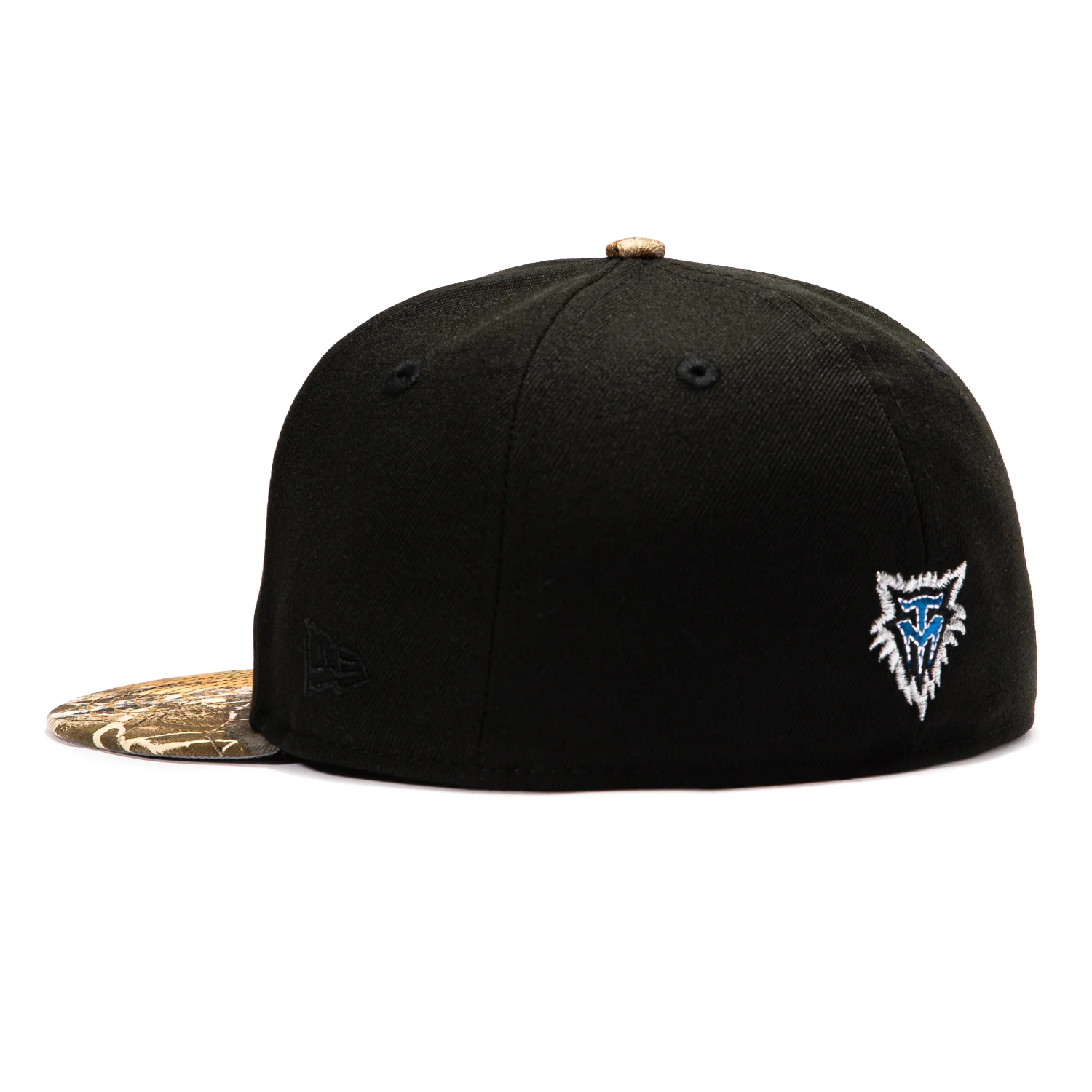 New Era 59Fifty Minnesota Timberwolves 20th Anniversary Patch 1995 Alternate Hat - Black, Realtree - Image 3