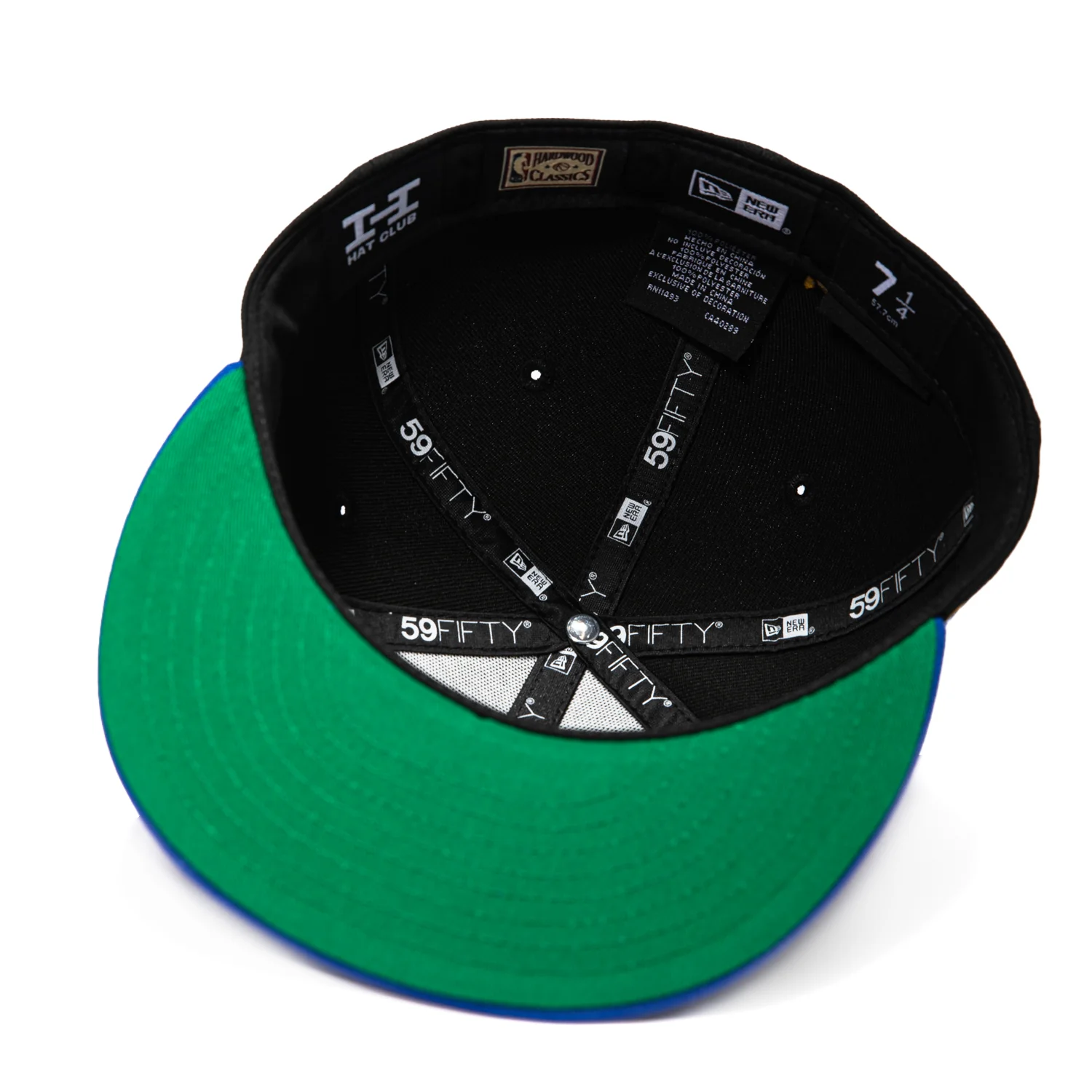 New Era 59Fifty Golden State Warriors 50th Anniversary Patch 1951 Hat - Black, Royal - Image 2