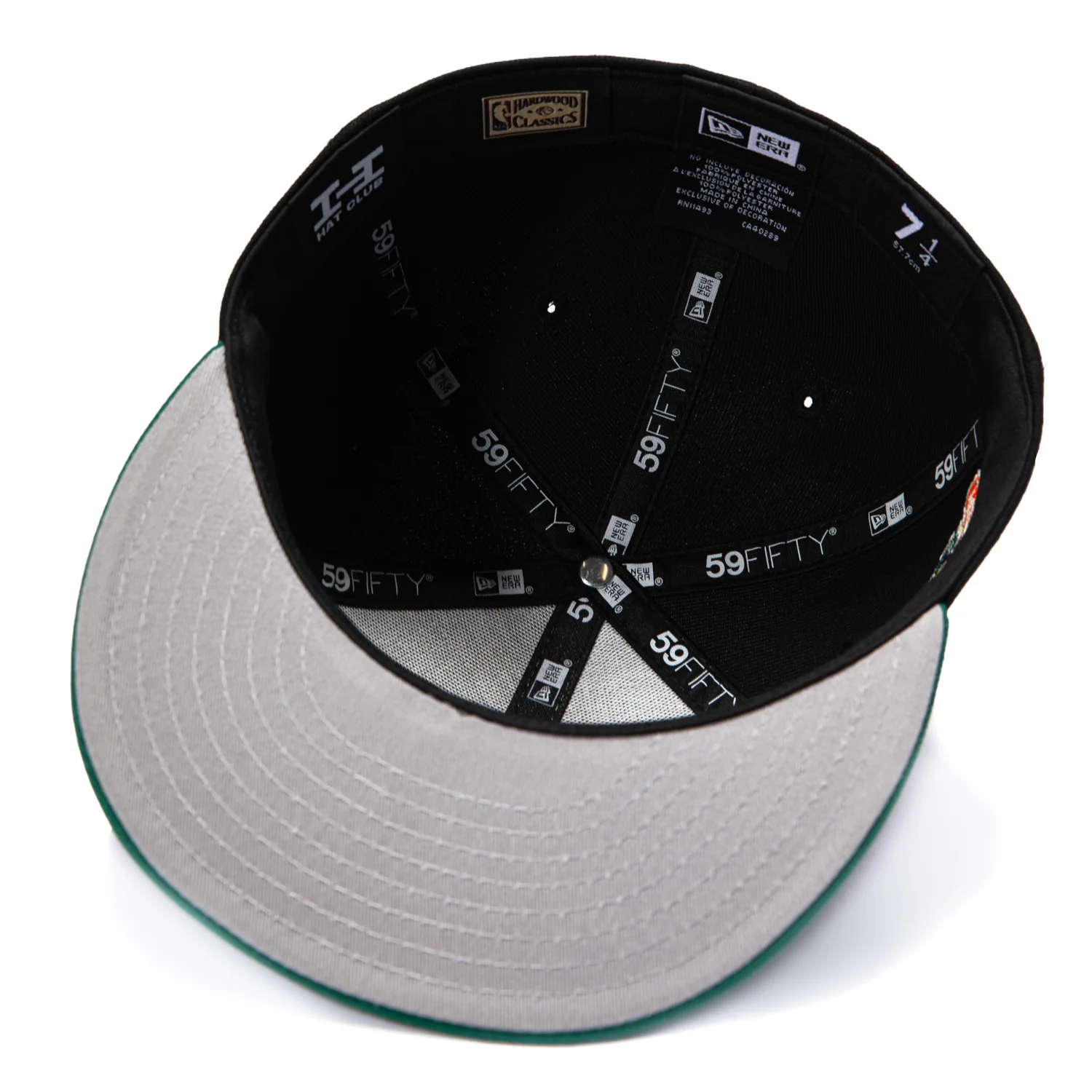 New Era 59Fifty Golden State Warriors 2000 All Star Game Patch Alternate Hat - Black, Green, Orange - Image 2