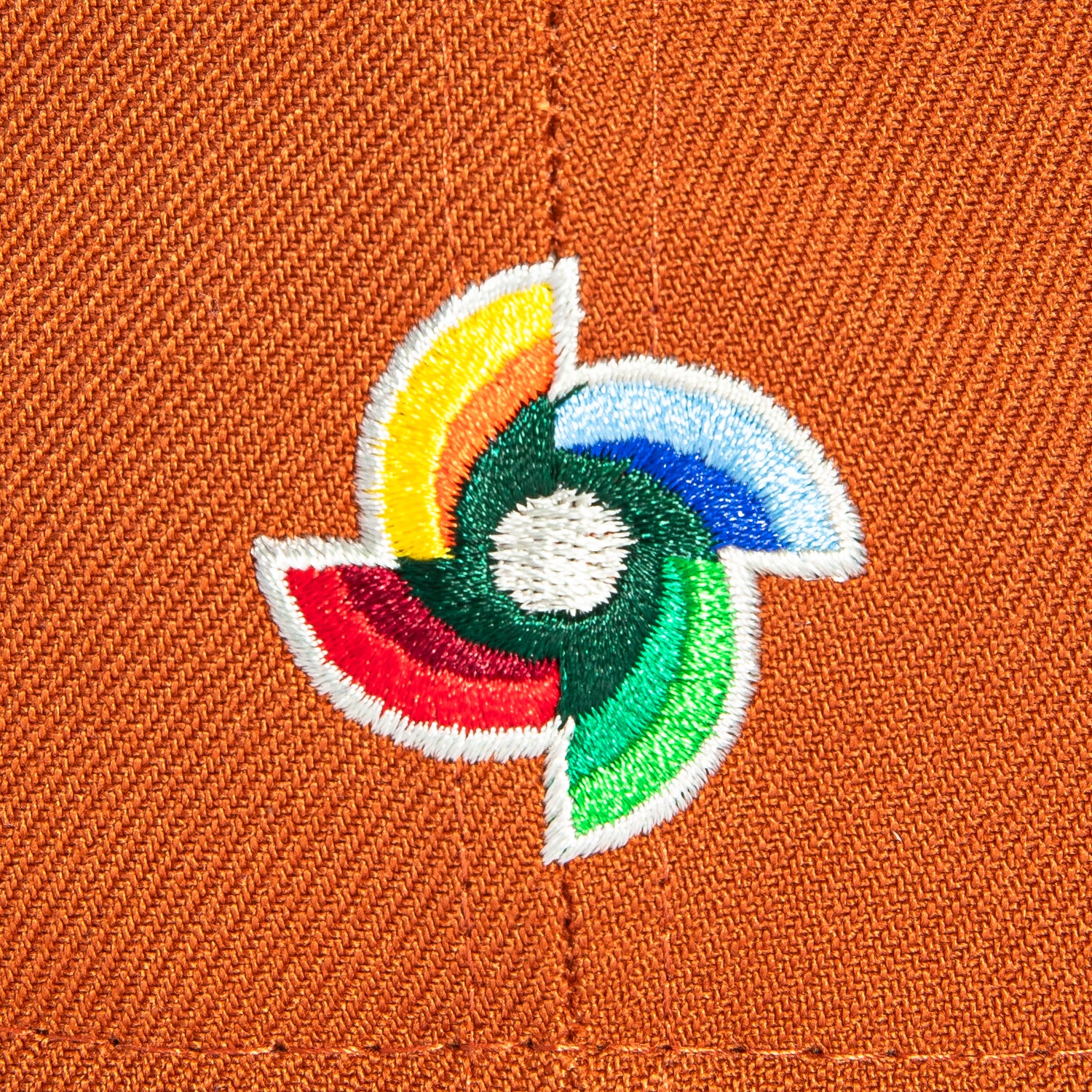 New Era 59Fifty Mexico World Baseball Classic Mexico Flag Patch Hat - Burnt Orange, Green - Image 6