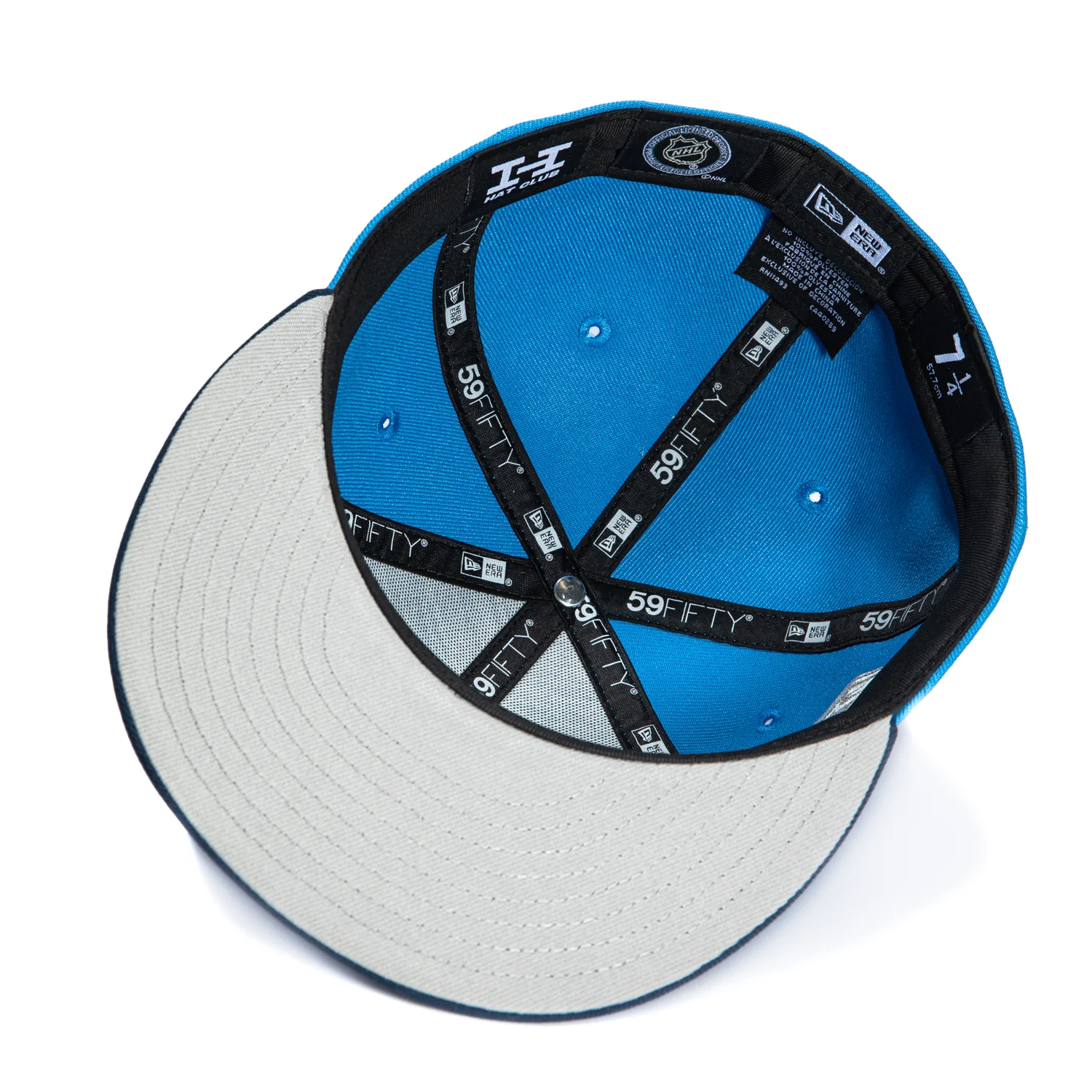 New Era 59Fifty Winnipeg Jets 15th Anniversary Patch Script Hat - Royal, Navy - Image 2