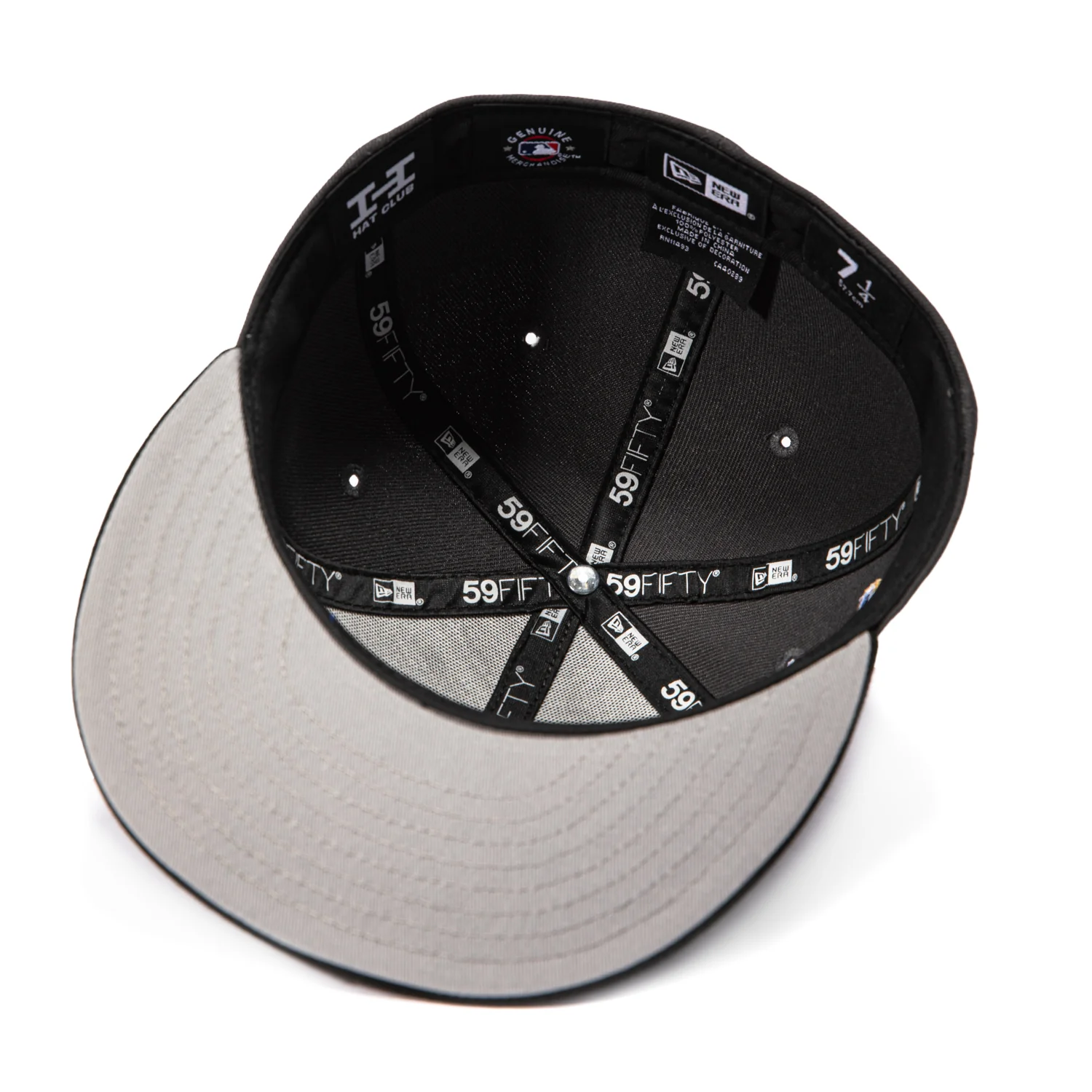 New Era 59Fifty Los Angeles Dodgers Logo Patch 2025 World Series Parade Hat - Graphite, Black - Image 2