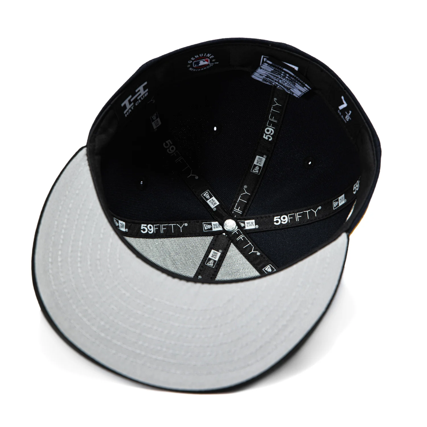 New Era 59Fifty New York Yankees Bronx Bombers Patch Script Hat - Navy, Black - Image 2