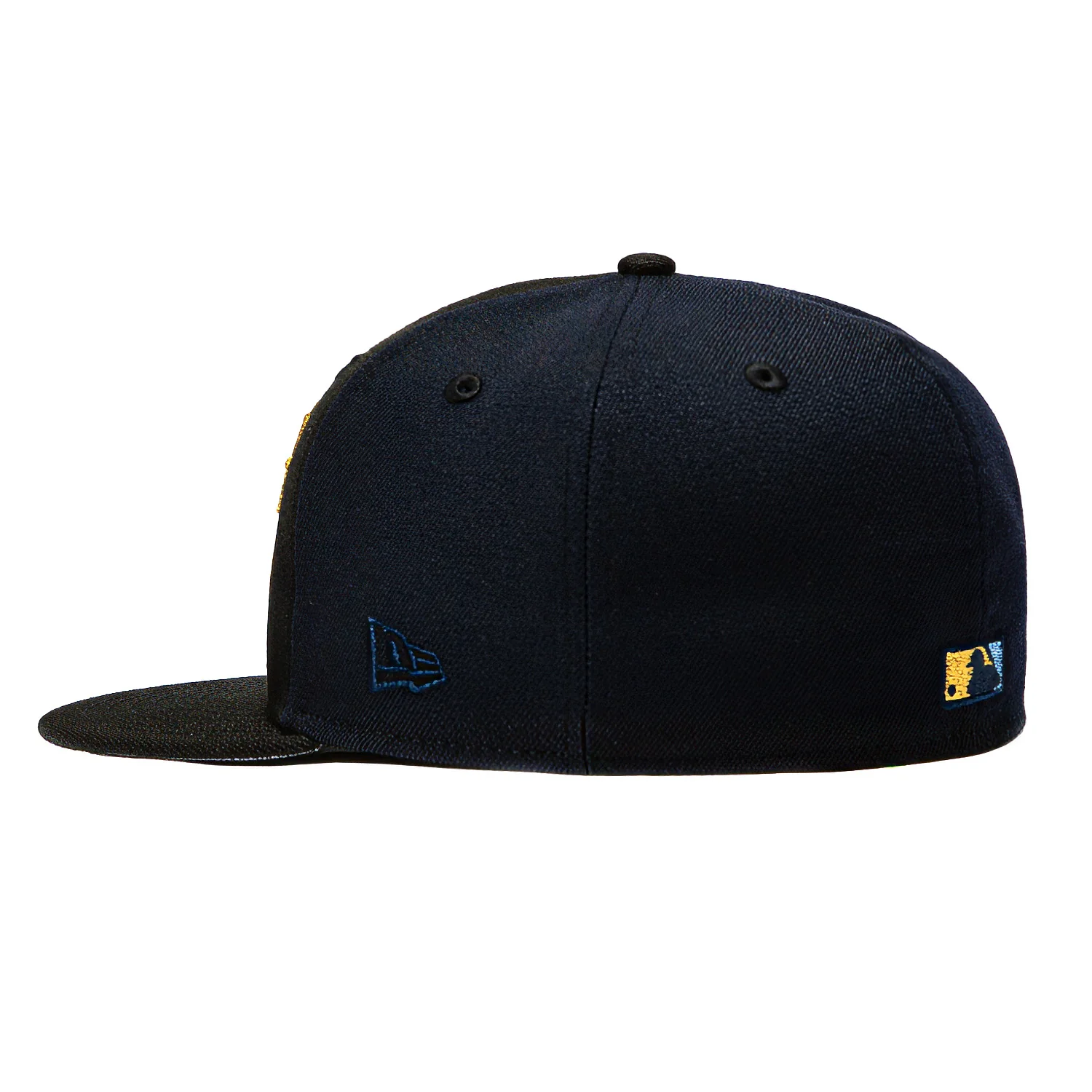New Era 59Fifty New York Yankees Bronx Bombers Patch Script Hat - Navy, Black - Image 3