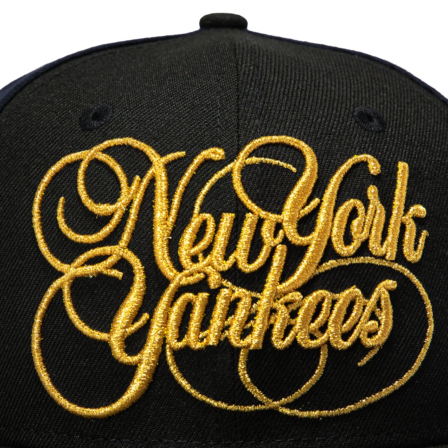 New Era 59Fifty New York Yankees Bronx Bombers Patch Script Hat - Navy, Black - Image 4