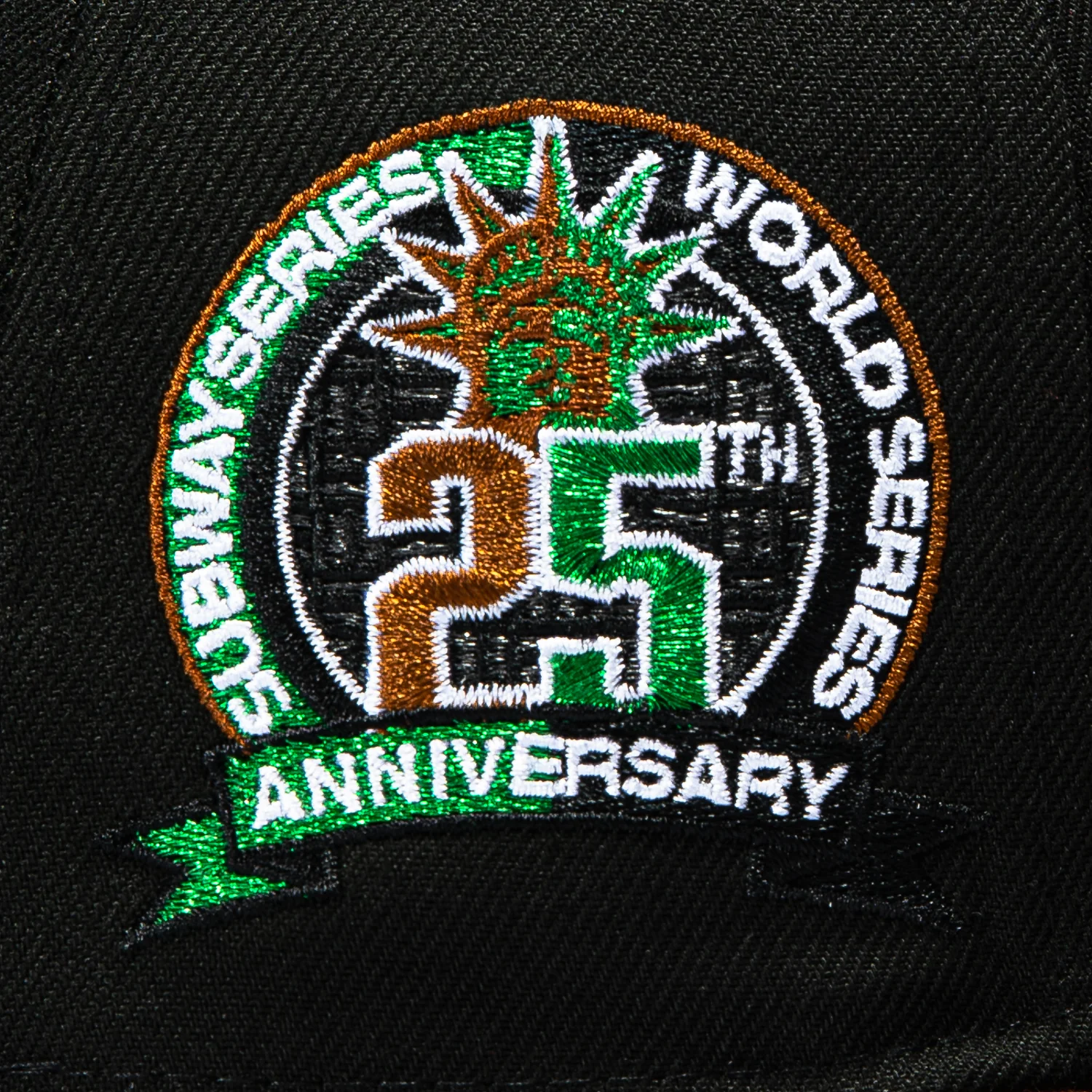 New Era 59Fifty New York Yankees Subway Series 25th Anniversary Patch Hat - Black, Khaki, Kelly Green - Image 5