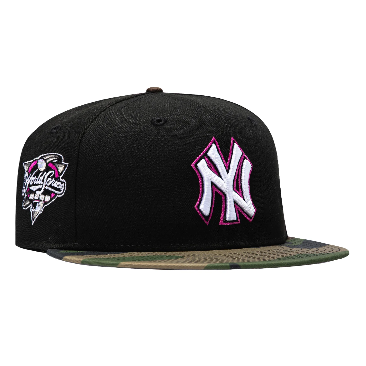 New Era 59Fifty New York Yankees 2000 World Series Patch Hat - Black, Camo