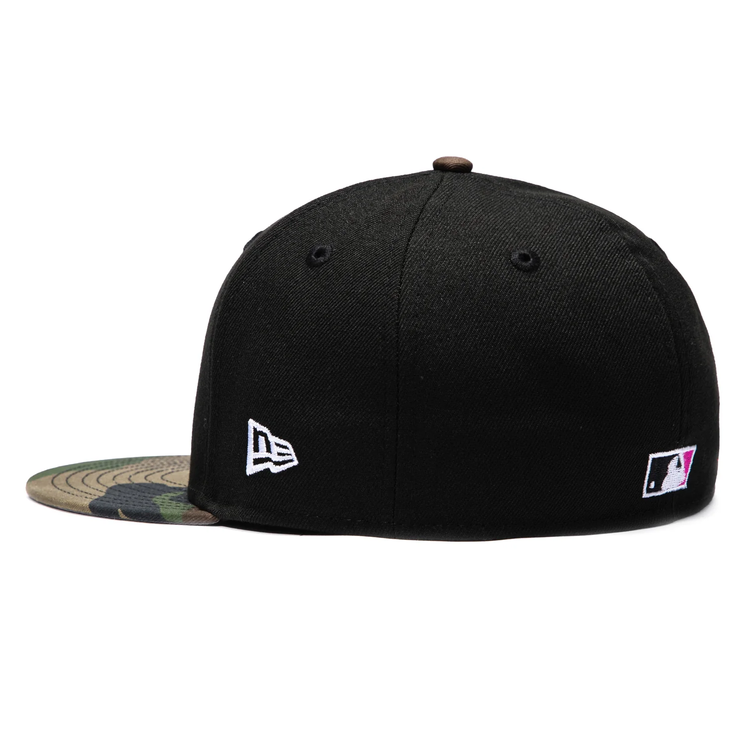 New Era 59Fifty New York Yankees 2000 World Series Patch Hat - Black, Camo - Image 3
