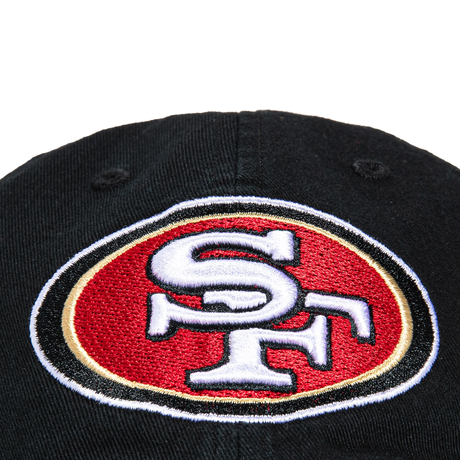 47 Brand San Francisco 49ers OTC Cleanup Adjustable Hat - Black - Image 3