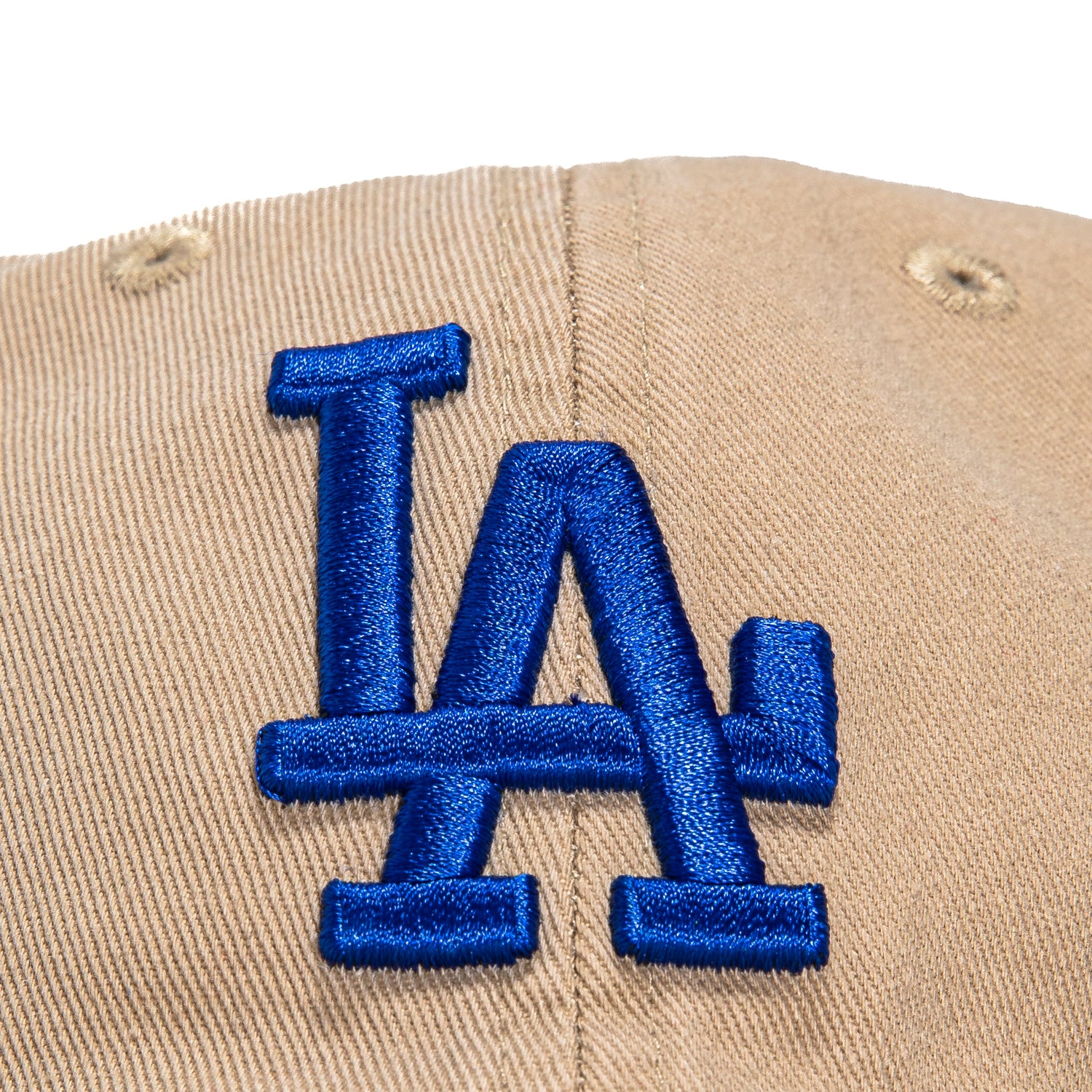 47 Brand Los Angeles Dodgers Cleanup Adjustable Hat - Khaki, Royal - Image 3