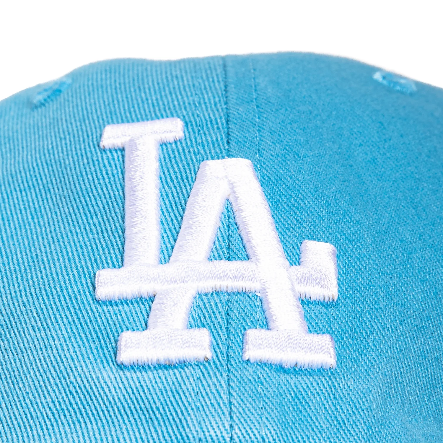47 Brand Los Angeles Dodgers Cleanup Adjustable Hat - Light Blue, White - Image 3