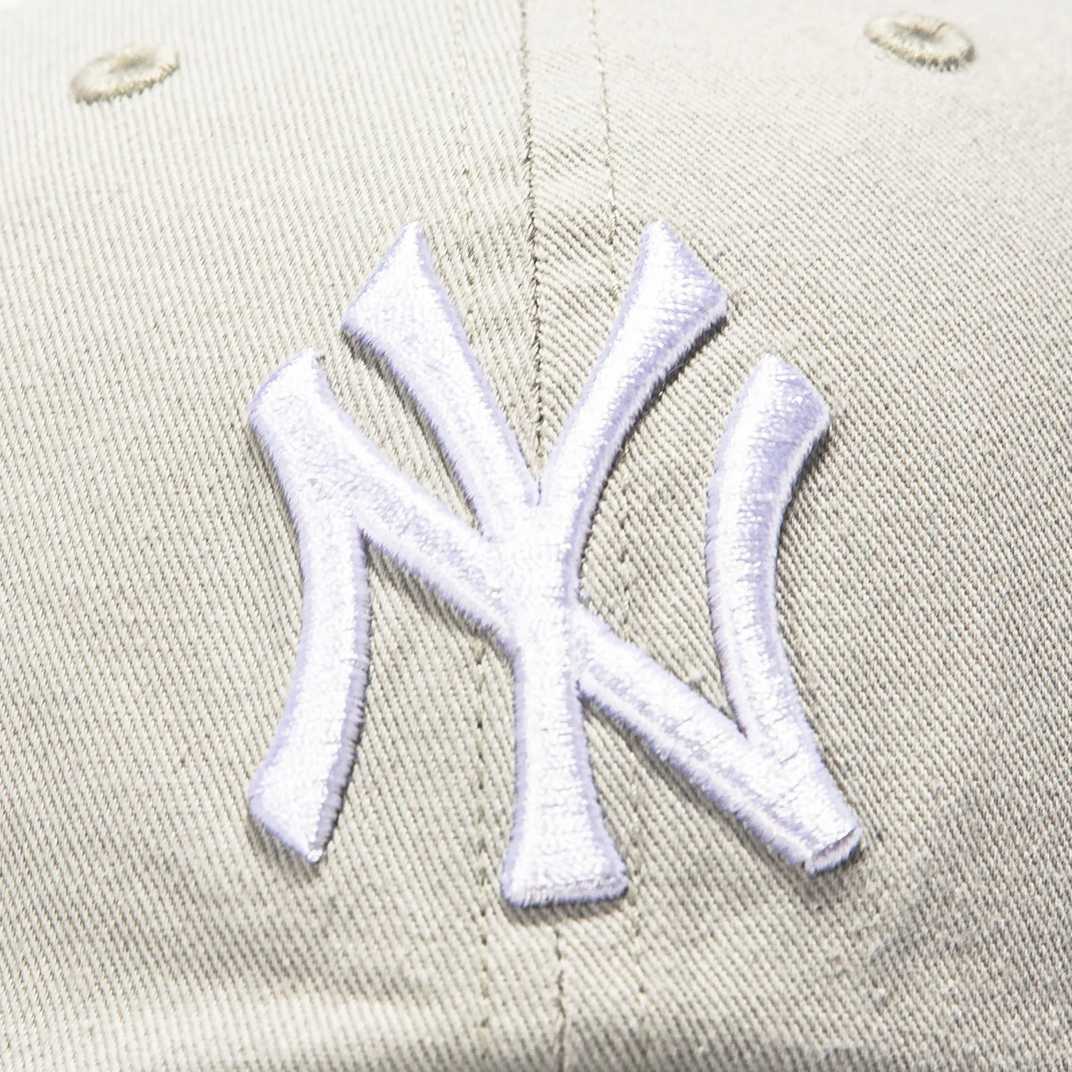 47 Brand New York Yankees Cleanup Adjustable Hat - Gray, White - Image 3
