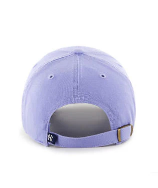 47 Brand New York Yankees Cleanup Adjustable Hat - Lavender, White - Image 2