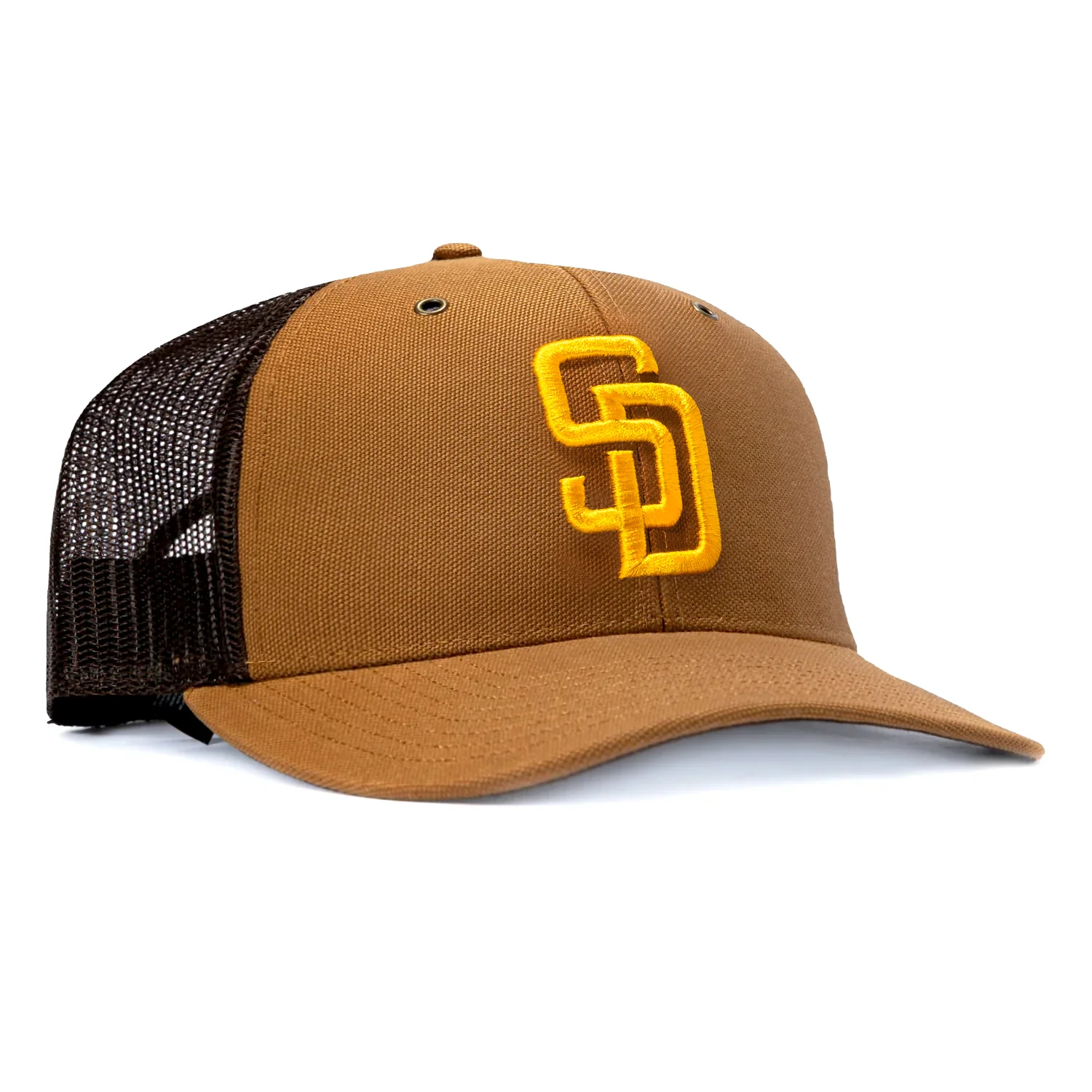47 Brand x Carhartt Trucker San Diego Padres Adjustable Snapback Hat - Brown