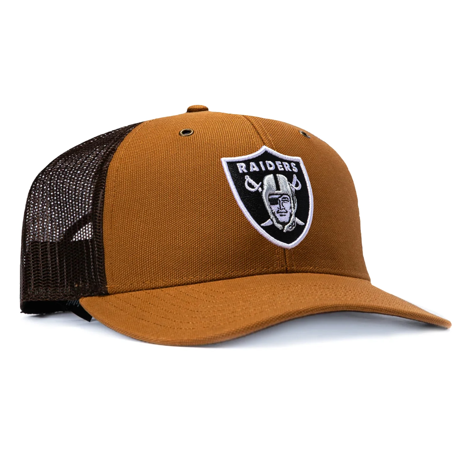 47 Brand x Carhartt Trucker Las Vegas Raiders Adjustable Snapback Hat - Brown