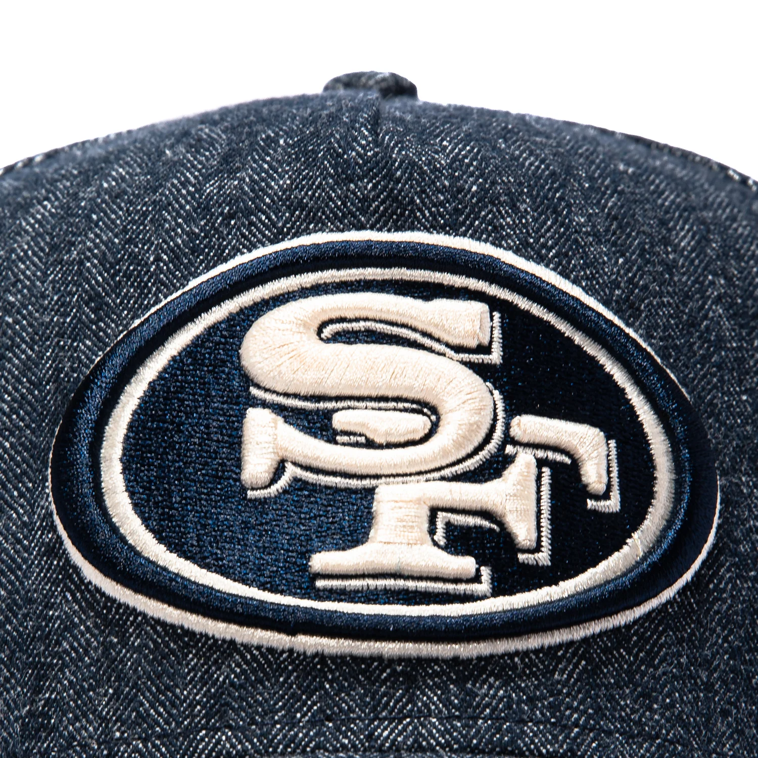 New Era 59Forty A-Frame San Francisco 49ers Hat - Navy Denim - Image 3