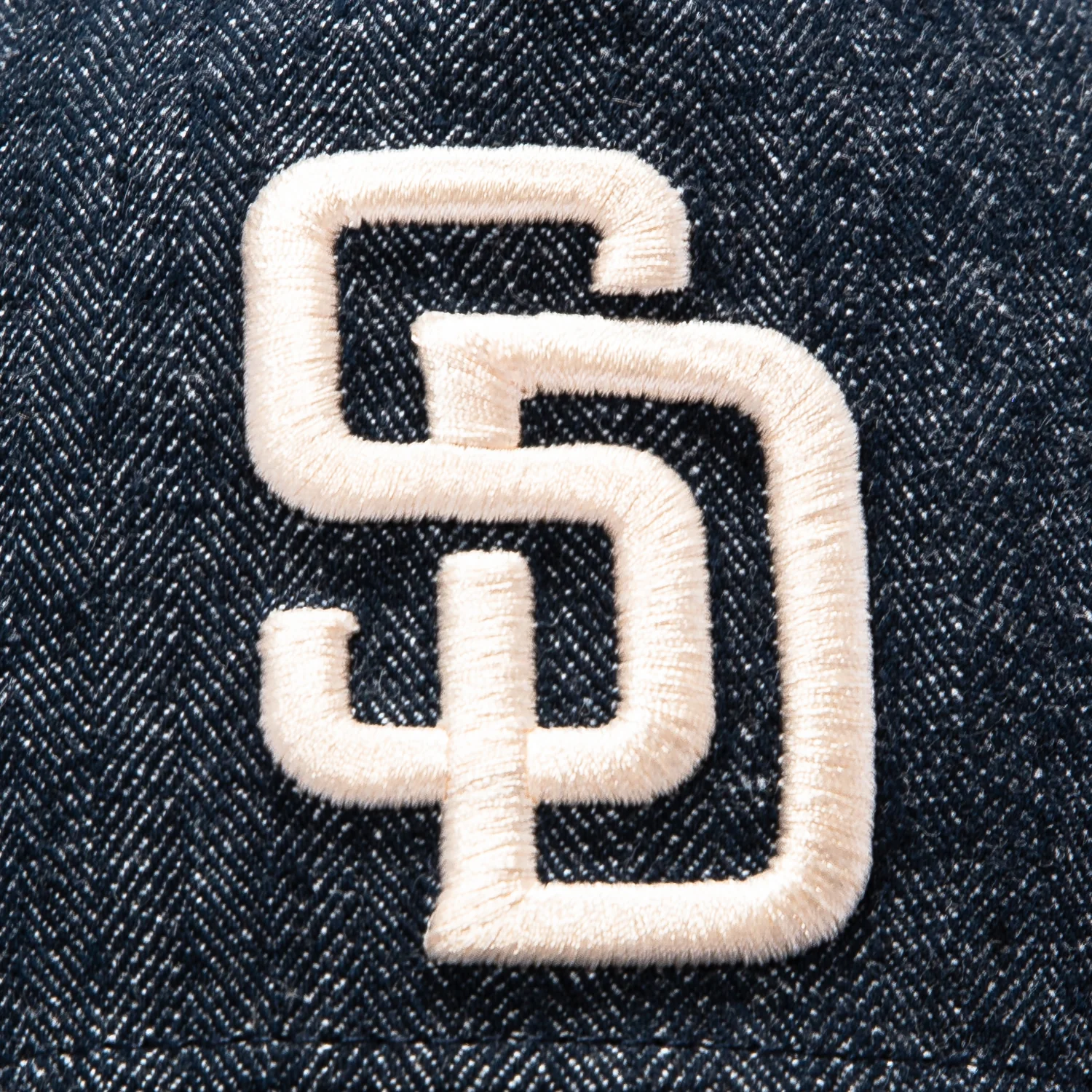 New Era 59Forty A-Frame San Diego Padres Hat - Navy Denim - Image 3