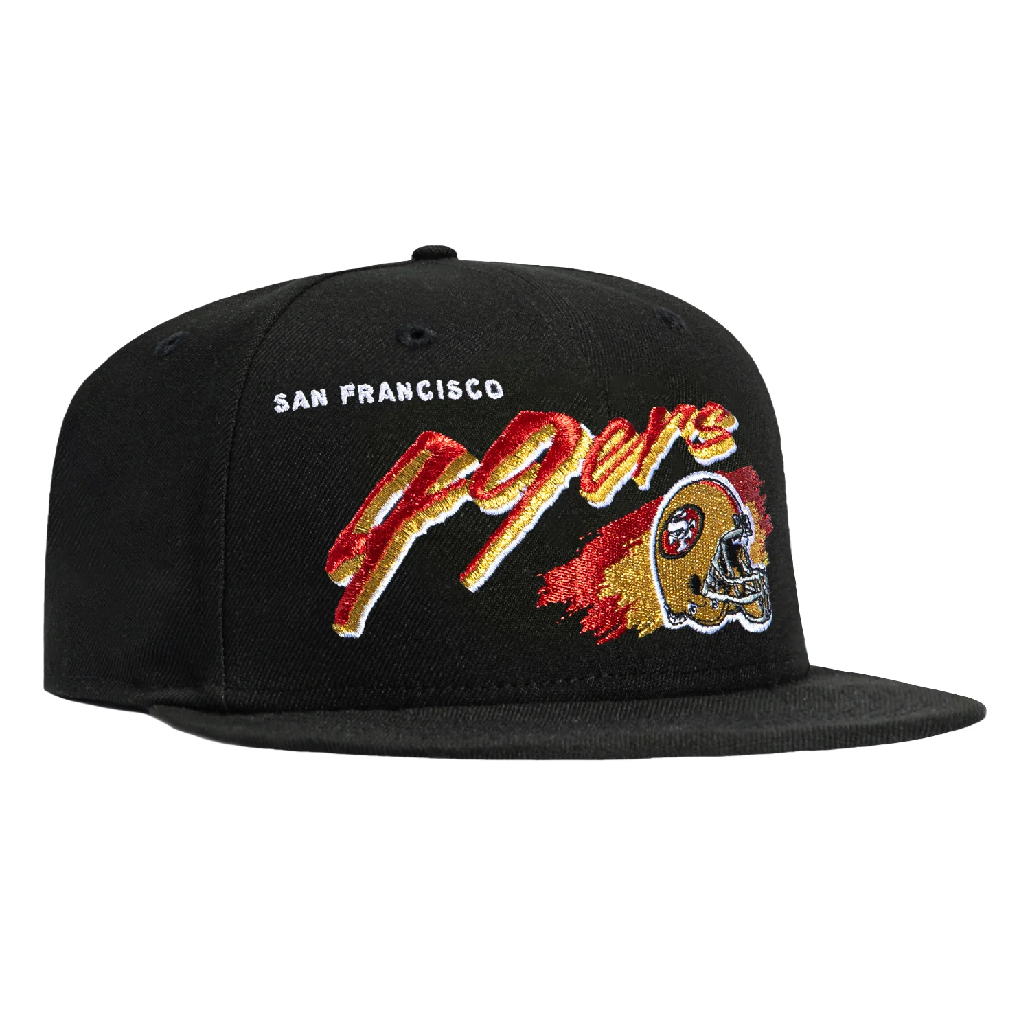 New Era 59Fifty San Francisco 49ers Retro Brush Hat - Black