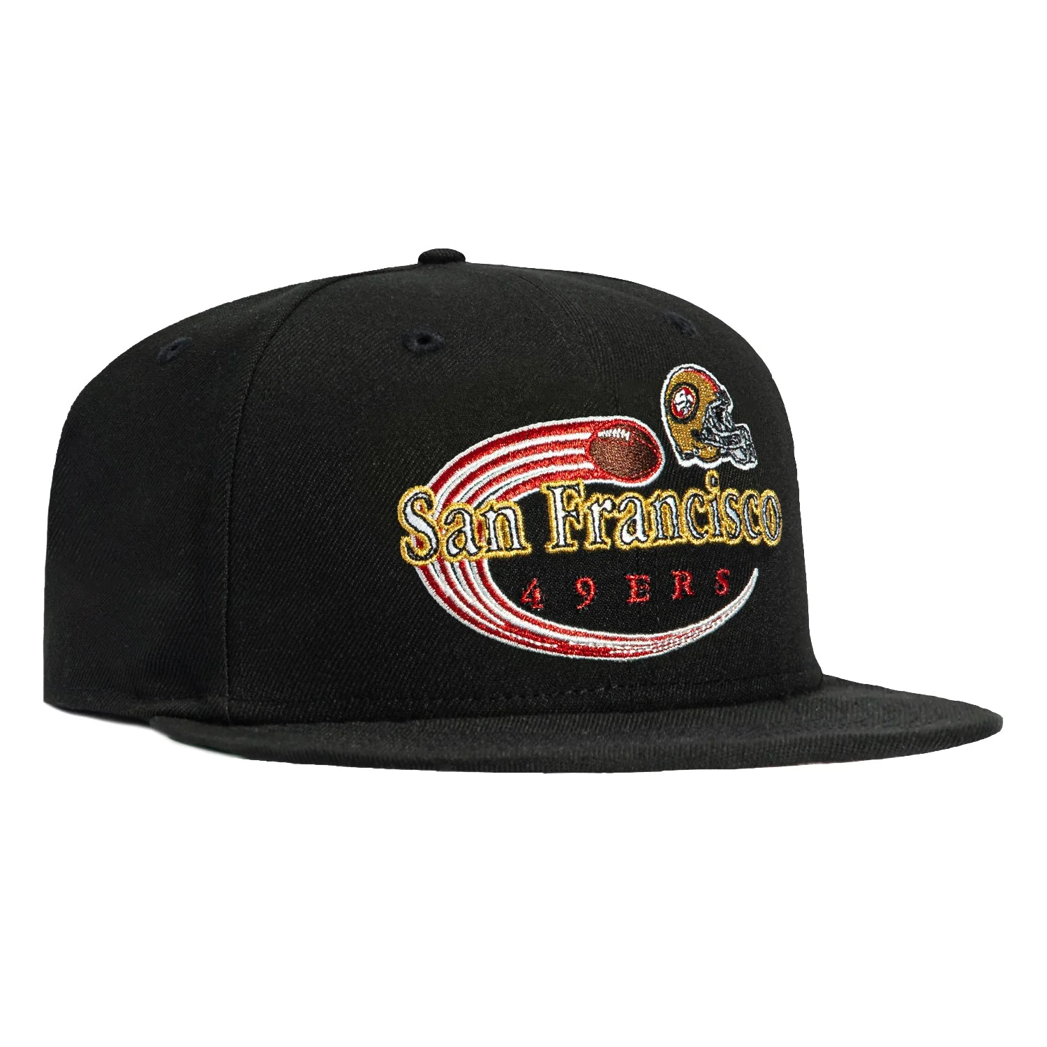 New Era 59Fifty San Francisco 49ers Swirl Hat - Black