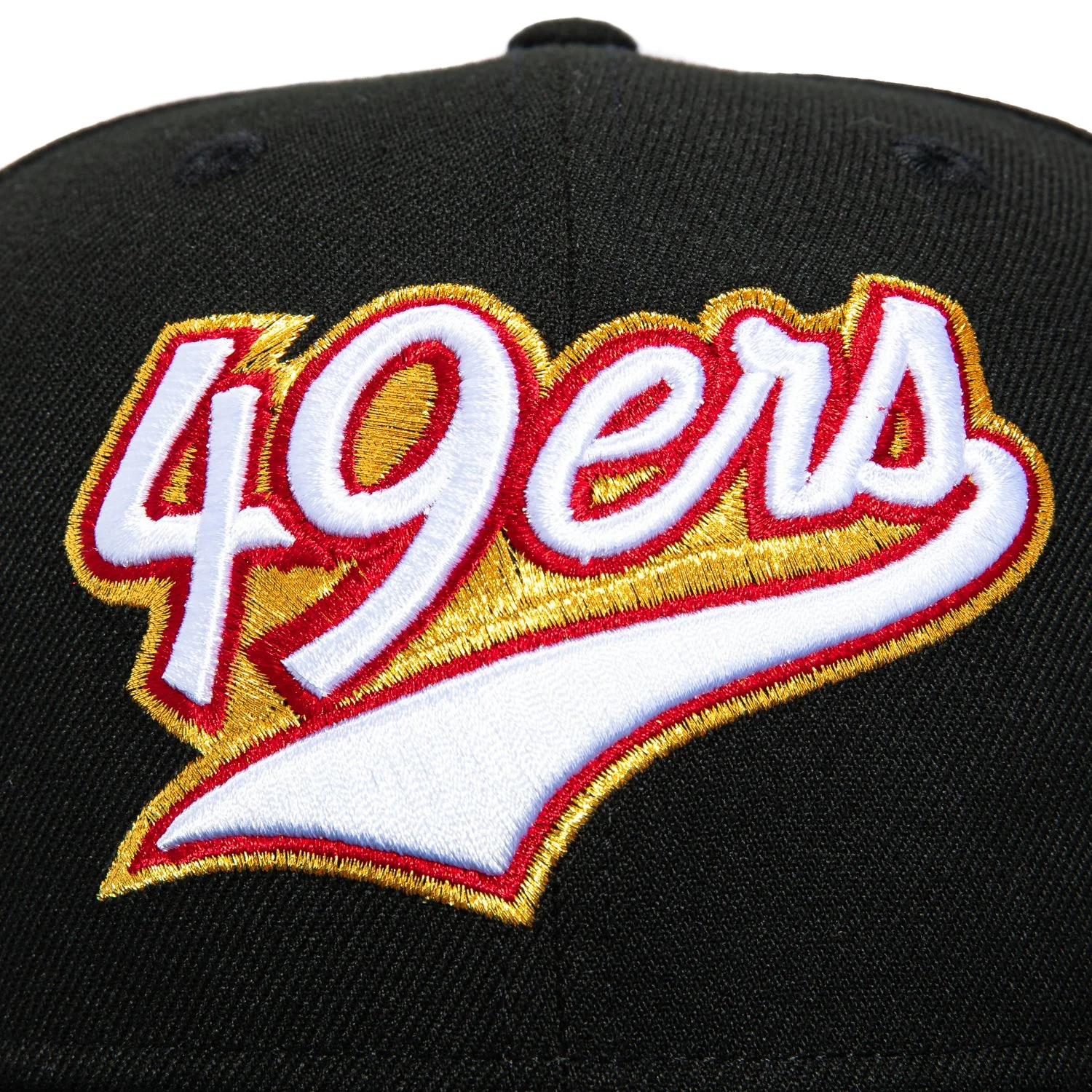 New Era 59Fifty San Francisco 49ers Swoosh Script Hat - Black - Image 4