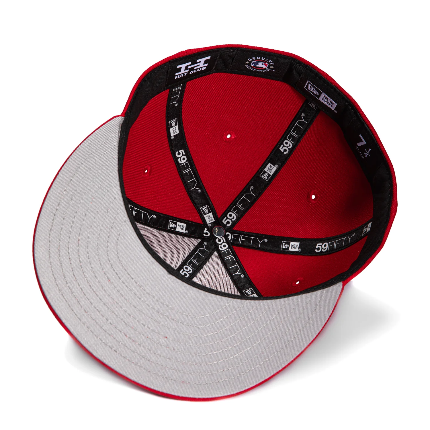 New Era 59Fifty Los Angeles Angels Script Hat - Red - Image 2