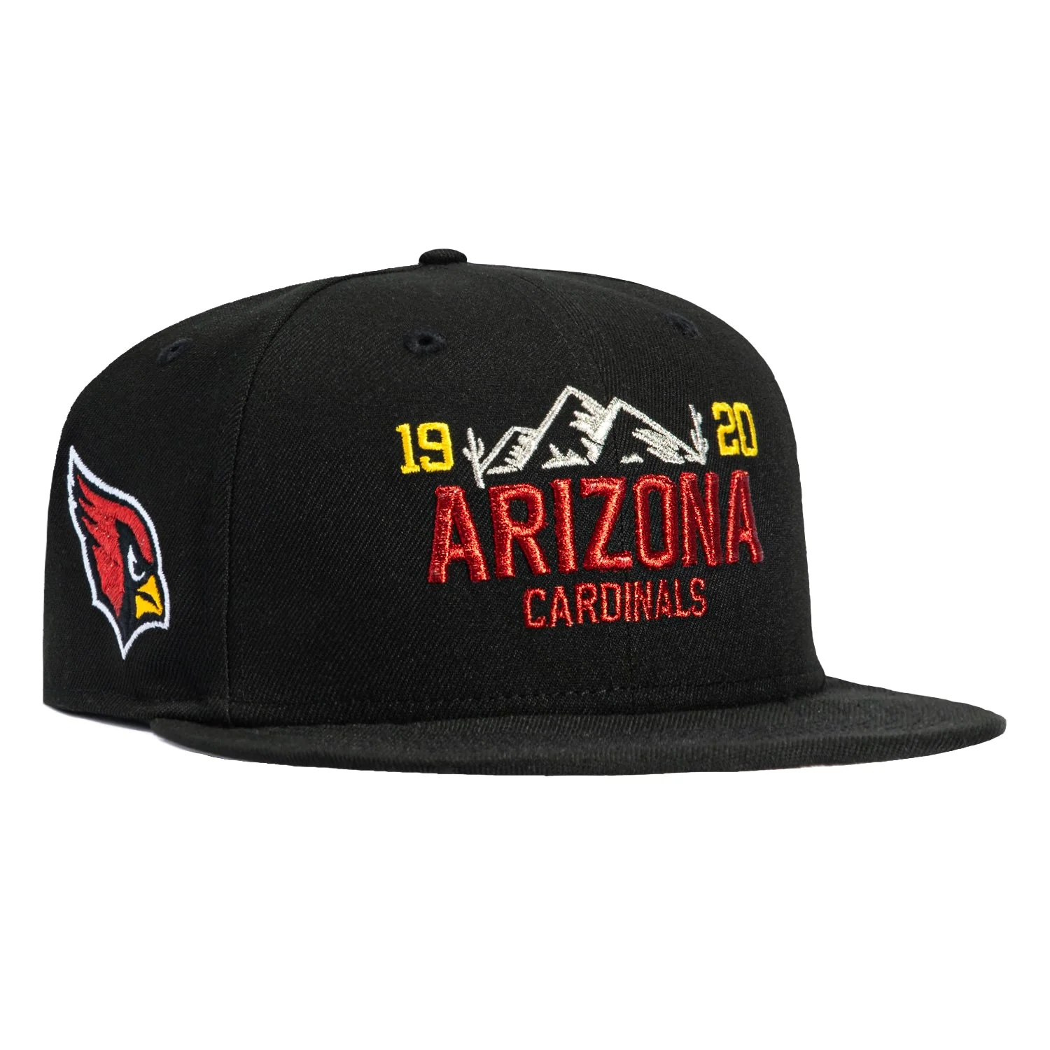 New Era 59Fifty Arizona Cardinals 1920 Club Logo Patch Hat - Black - Image 2