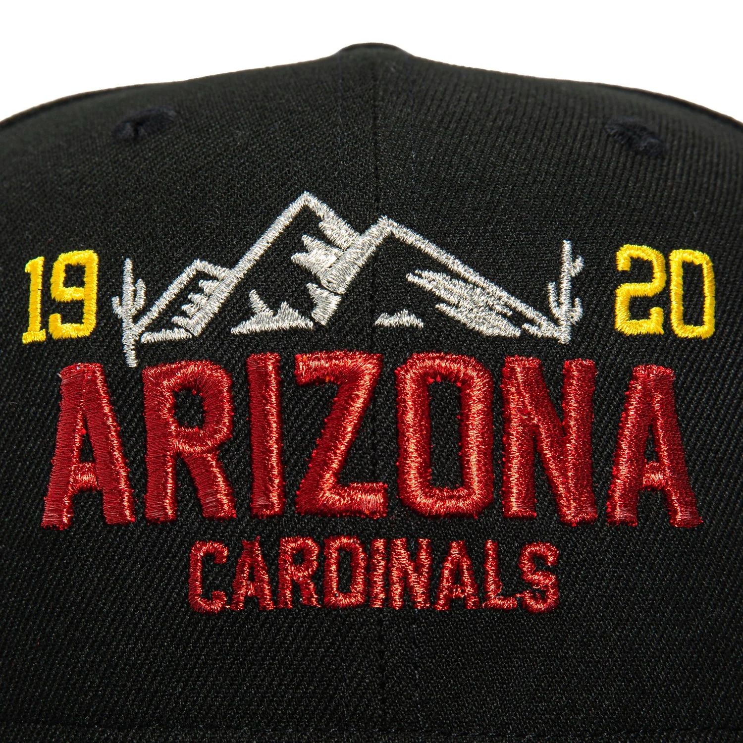 New Era 59Fifty Arizona Cardinals 1920 Club Logo Patch Hat - Black - Image 5