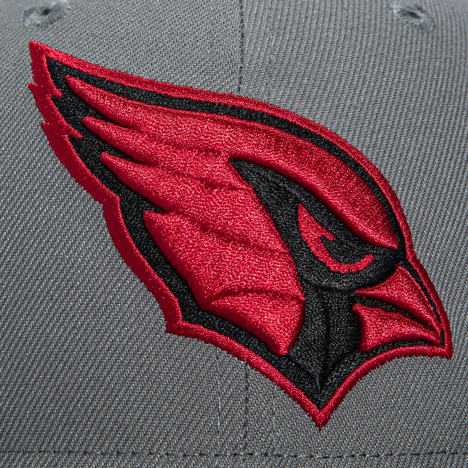 New Era 59Fifty Arizona Cardinals Hat - Storm Grey, Cardinal, Black - Image 4
