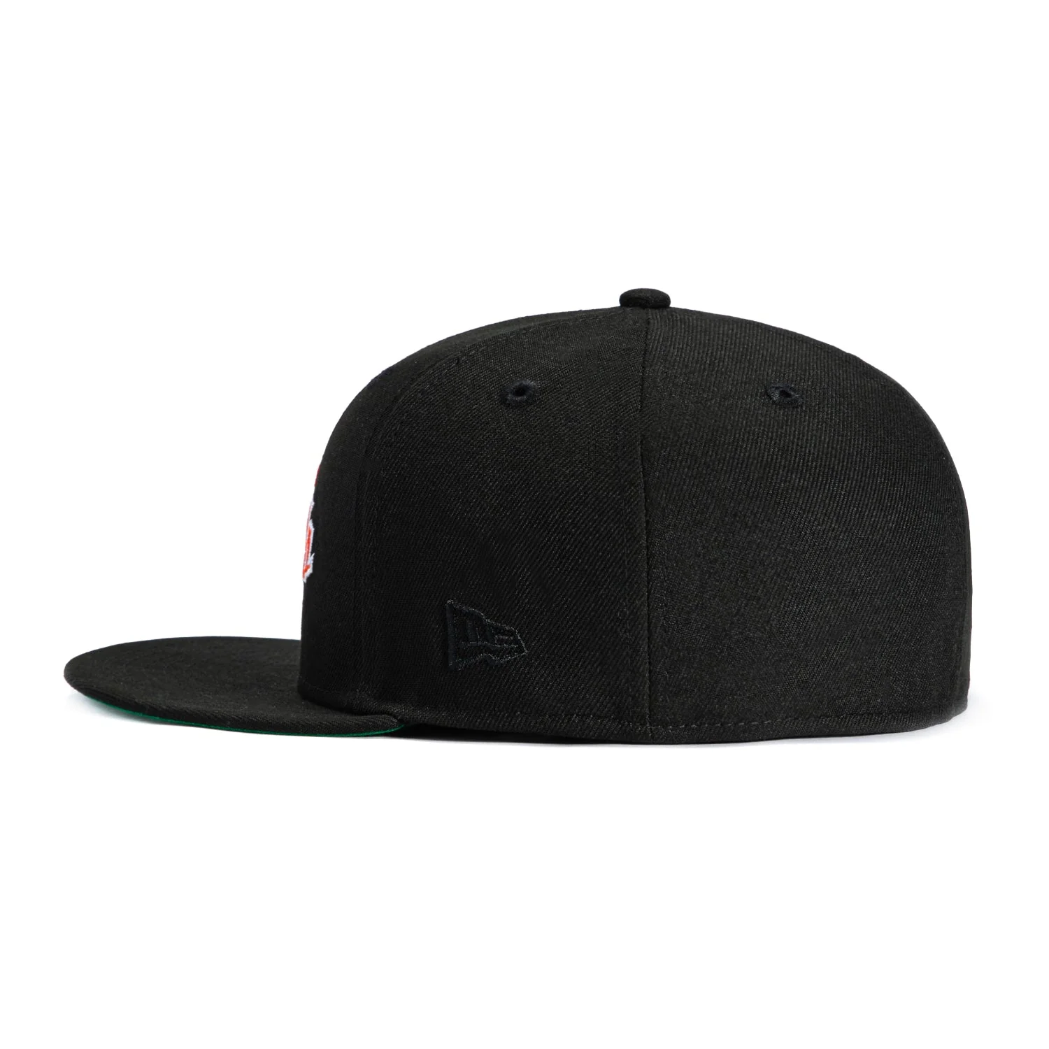 New Era 59Fifty Cincinnati Bengals Logo Patch Script Hat - Black - Image 3