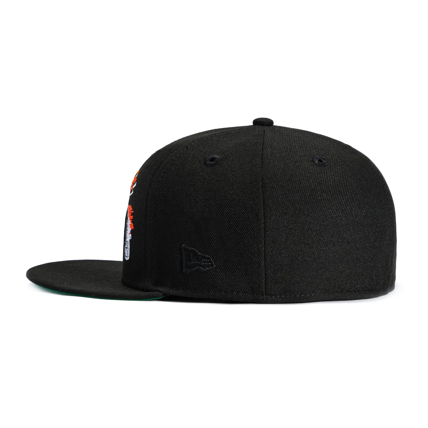 New Era 59Fifty Cincinnati Bengals Vintage Brush Hat - Black - Image 3