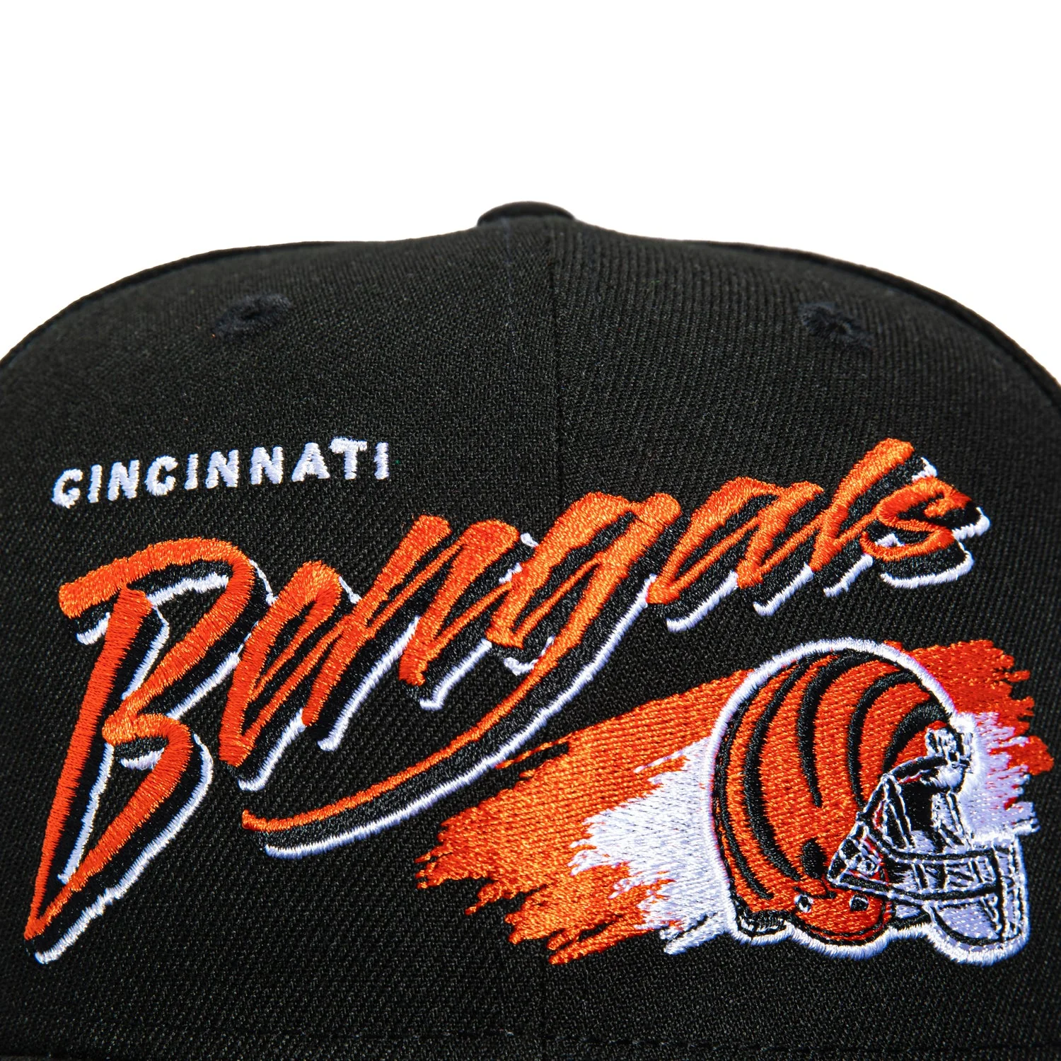 New Era 59Fifty Cincinnati Bengals Vintage Brush Hat - Black - Image 4