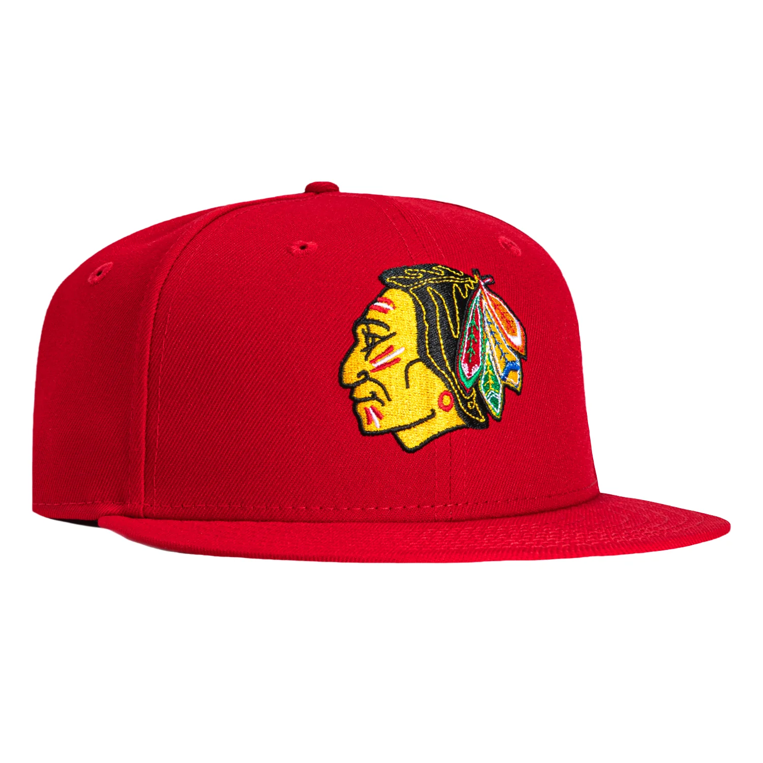 New Era 59Fifty Chicago Blackhawks 1957 Green UV Hat - Red