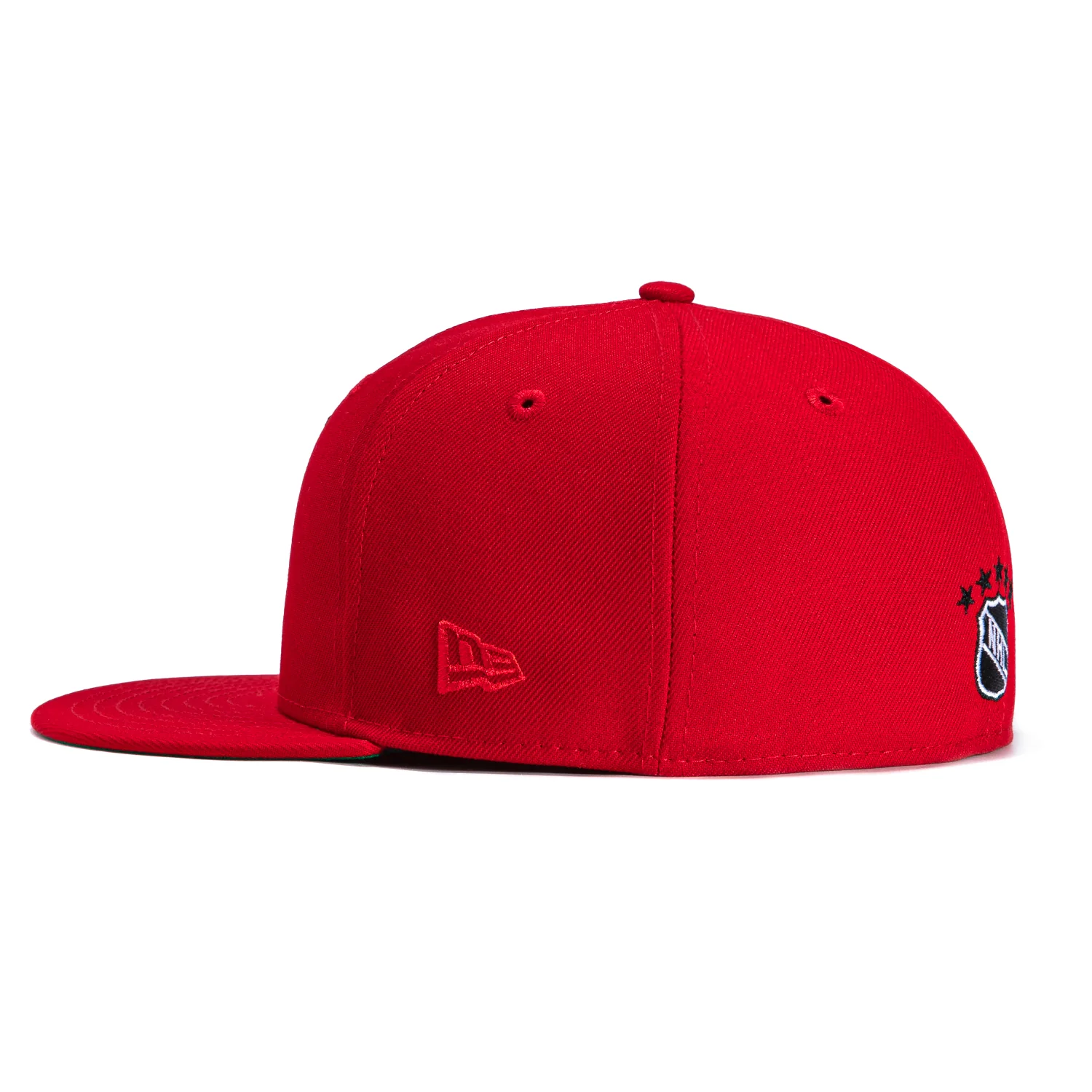 New Era 59Fifty Chicago Blackhawks 1957 Green UV Hat - Red - Image 3