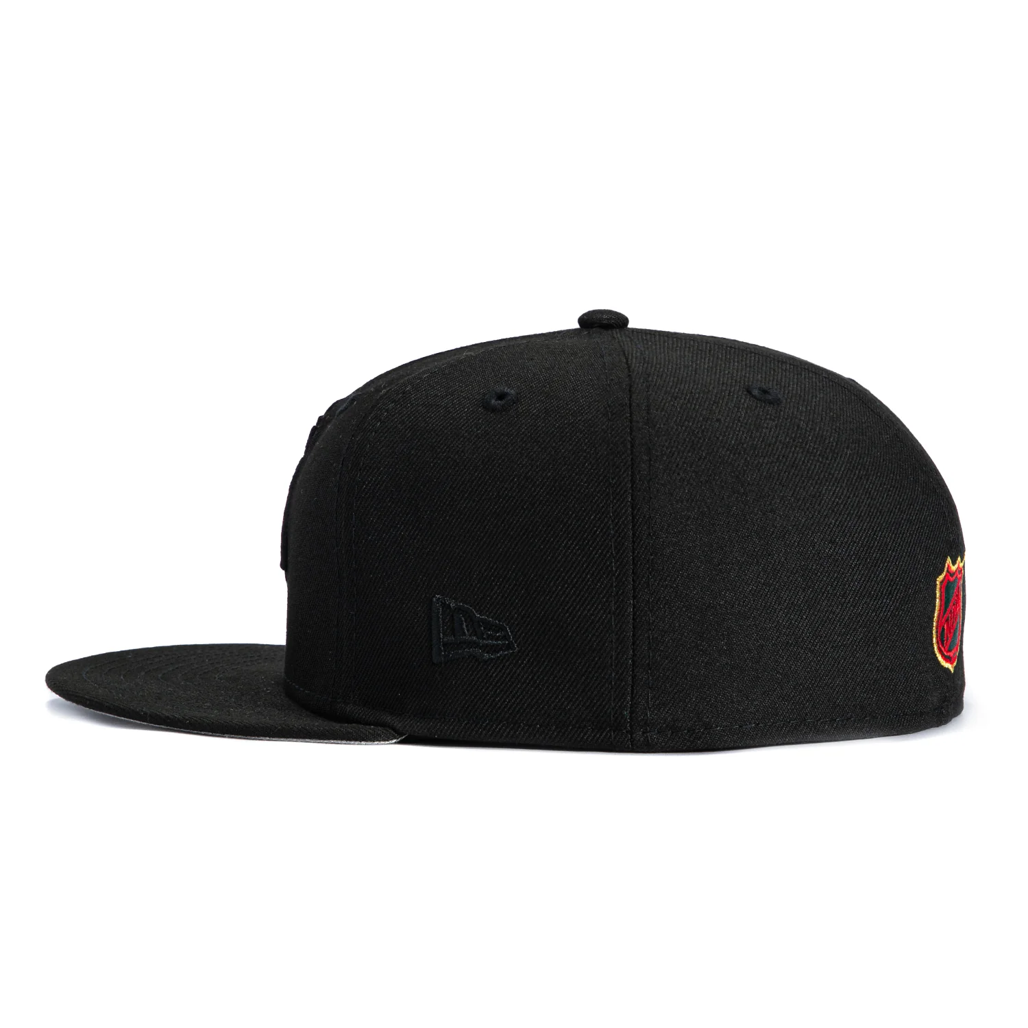 New Era 59Fifty Chicago Blackhawks Mexico Flag Patch Hat - Black - Image 3