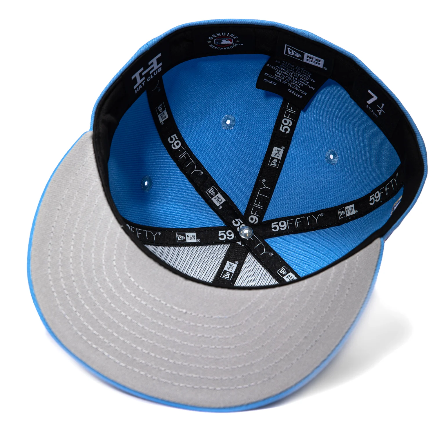 New Era 59Fifty Toronto Blue Jays 50th Anniversary Patch Alternate Hat - Light Blue - Image 2