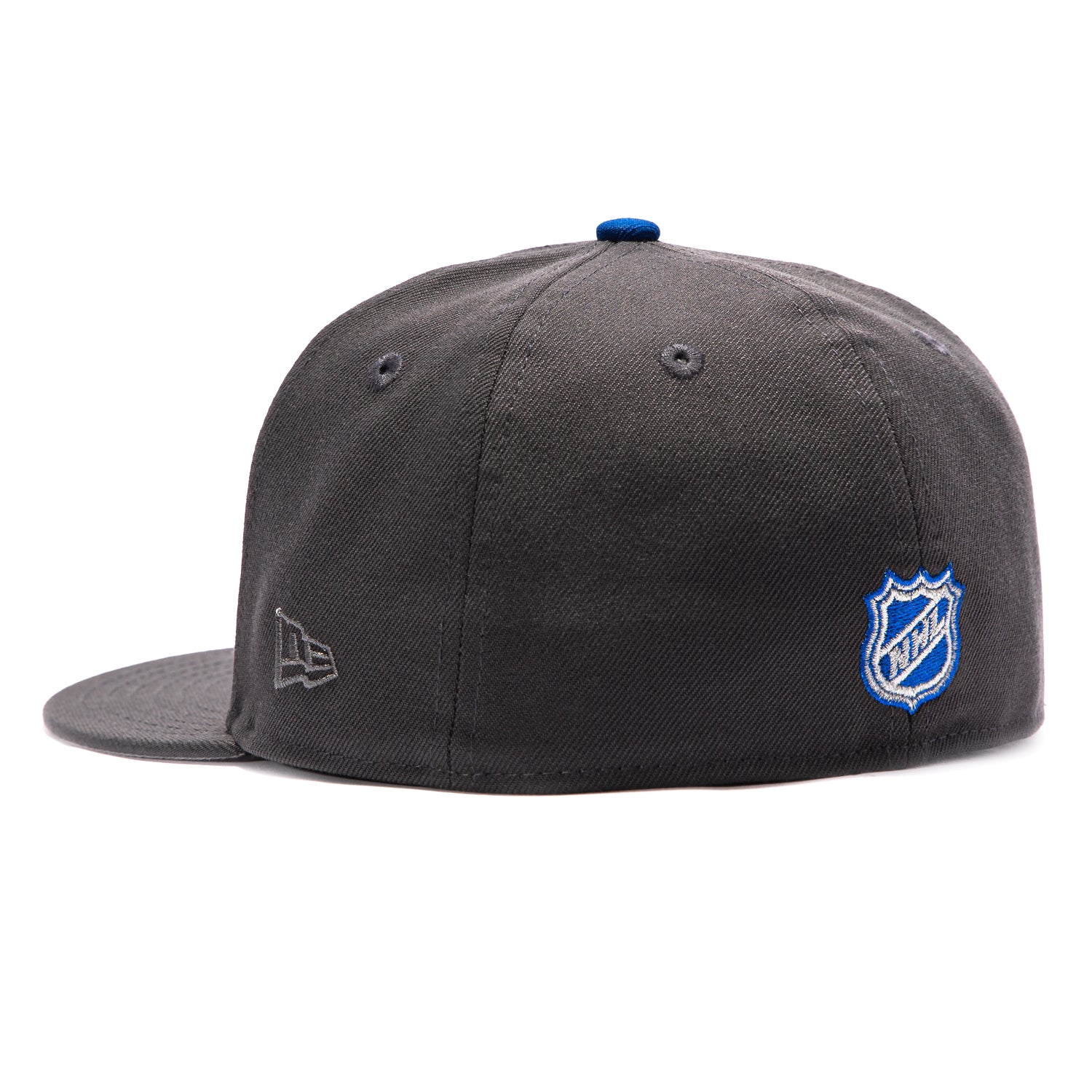 New Era 59Fifty St Louis Blues 2020 All Star Game Patch Hat - Graphite, Royal - Image 3