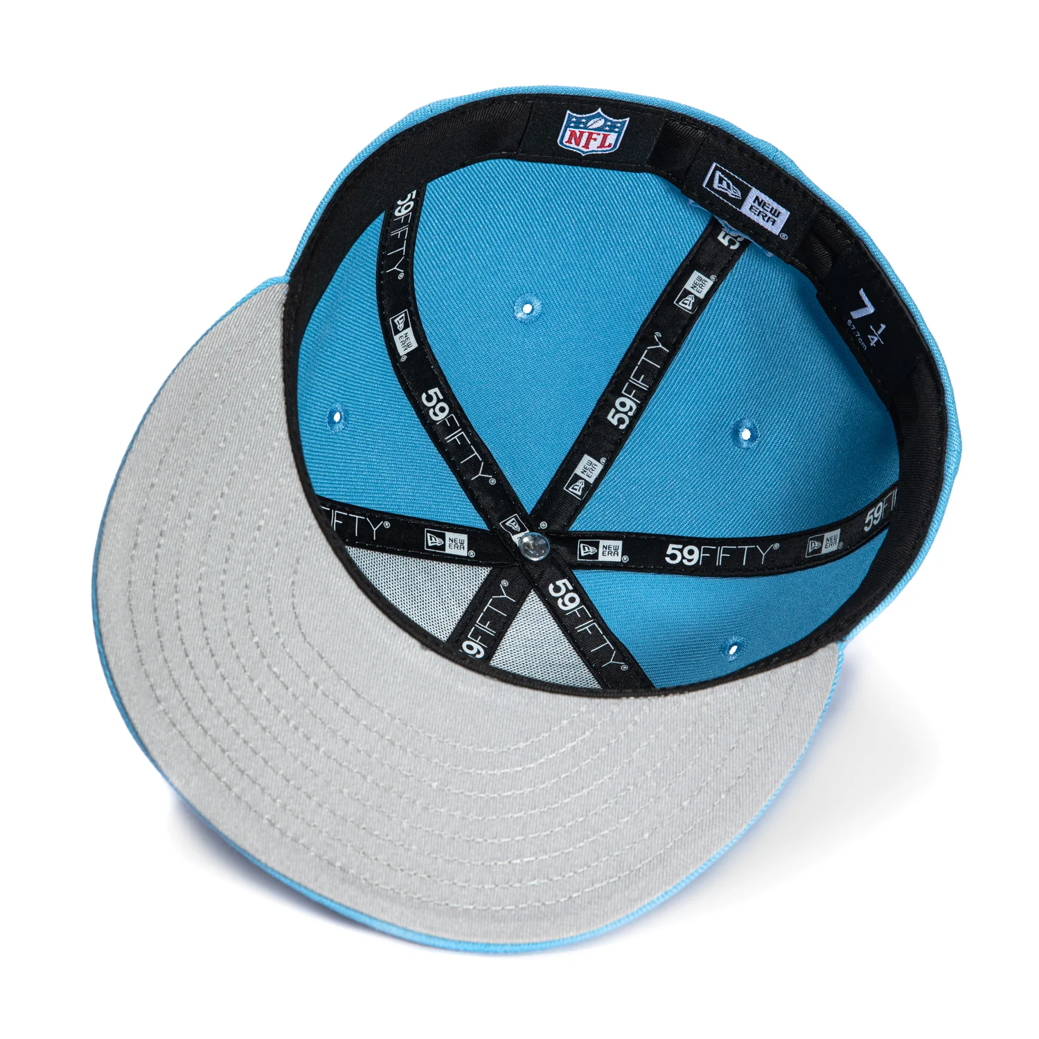 New Era 59Fifty Los Angeles Chargers Script Hat - Light Blue - Image 2