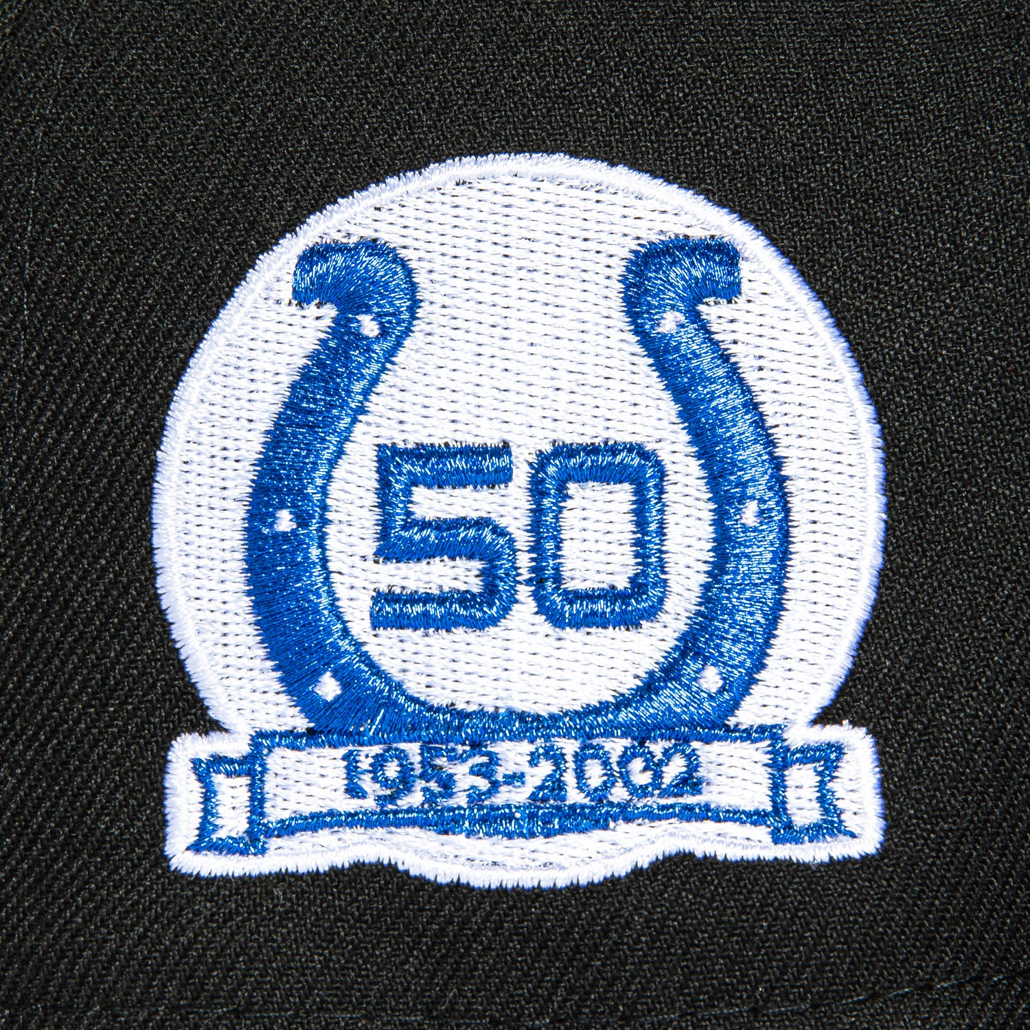 New Era 59Fifty Indianapolis Colts 50th Anniversary Patch Hat - Black - Image 5