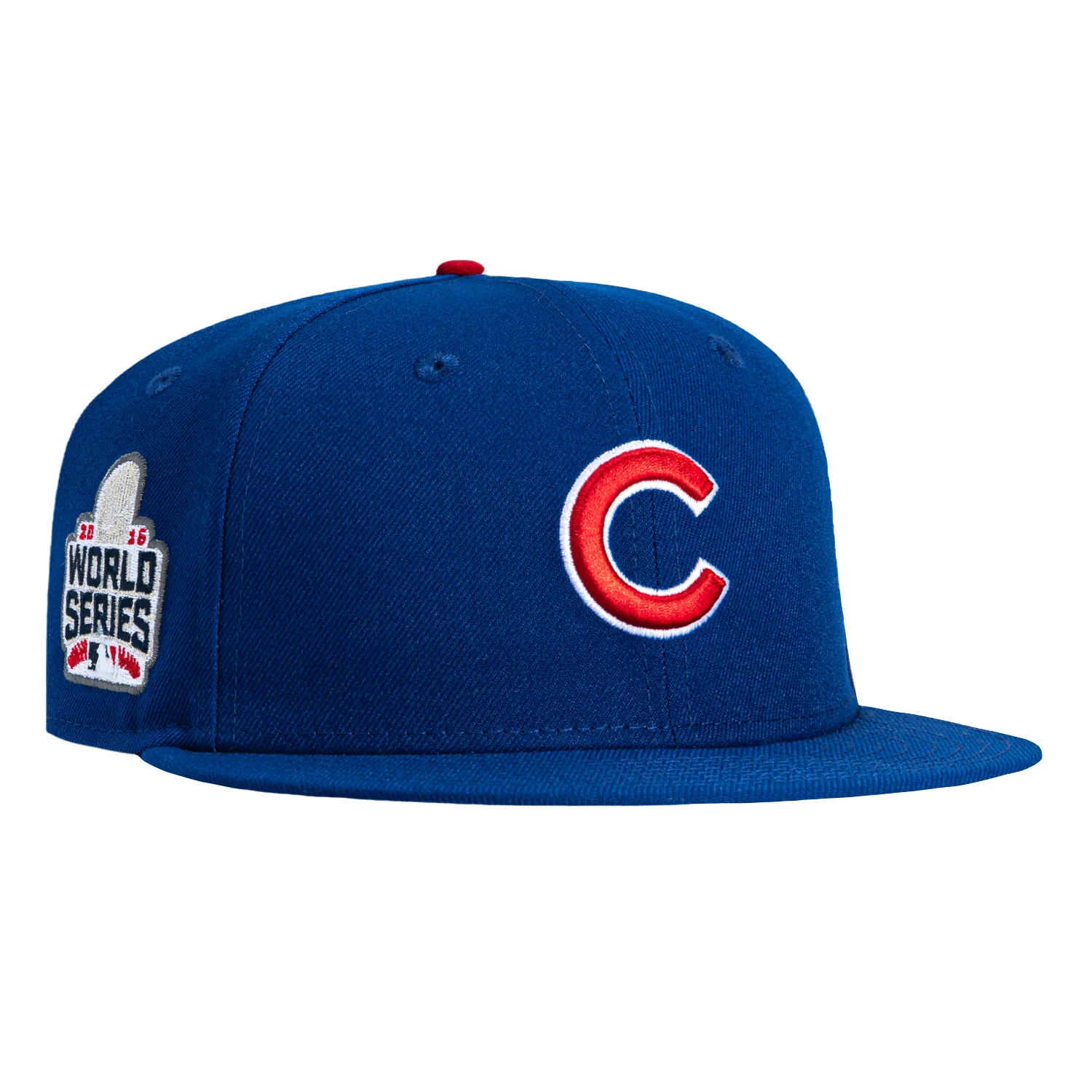 New Era 59Fifty Chicago Cubs 2016 World Series Patch Hat - Royal